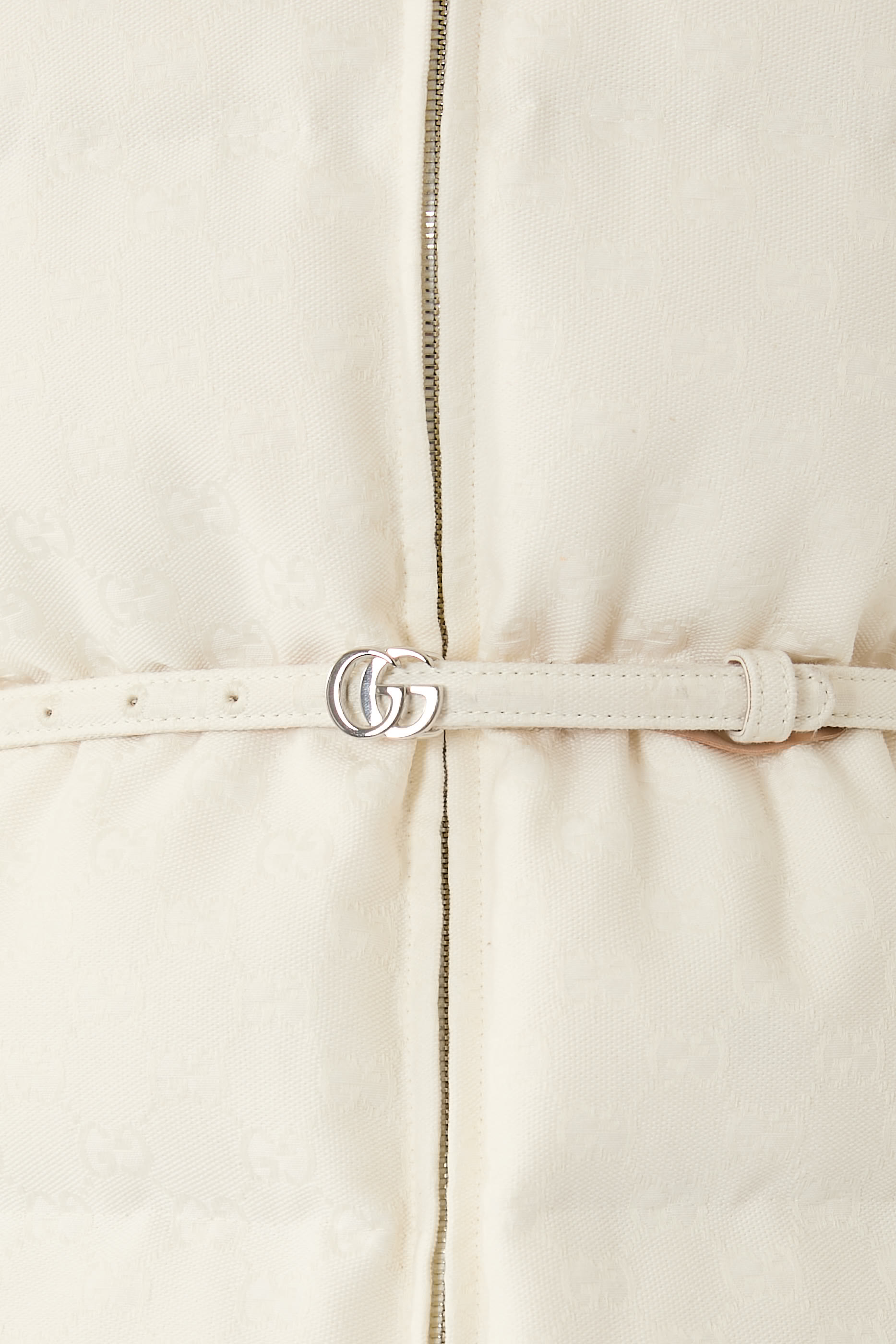 GG Canvas Padded Bomber Jacket