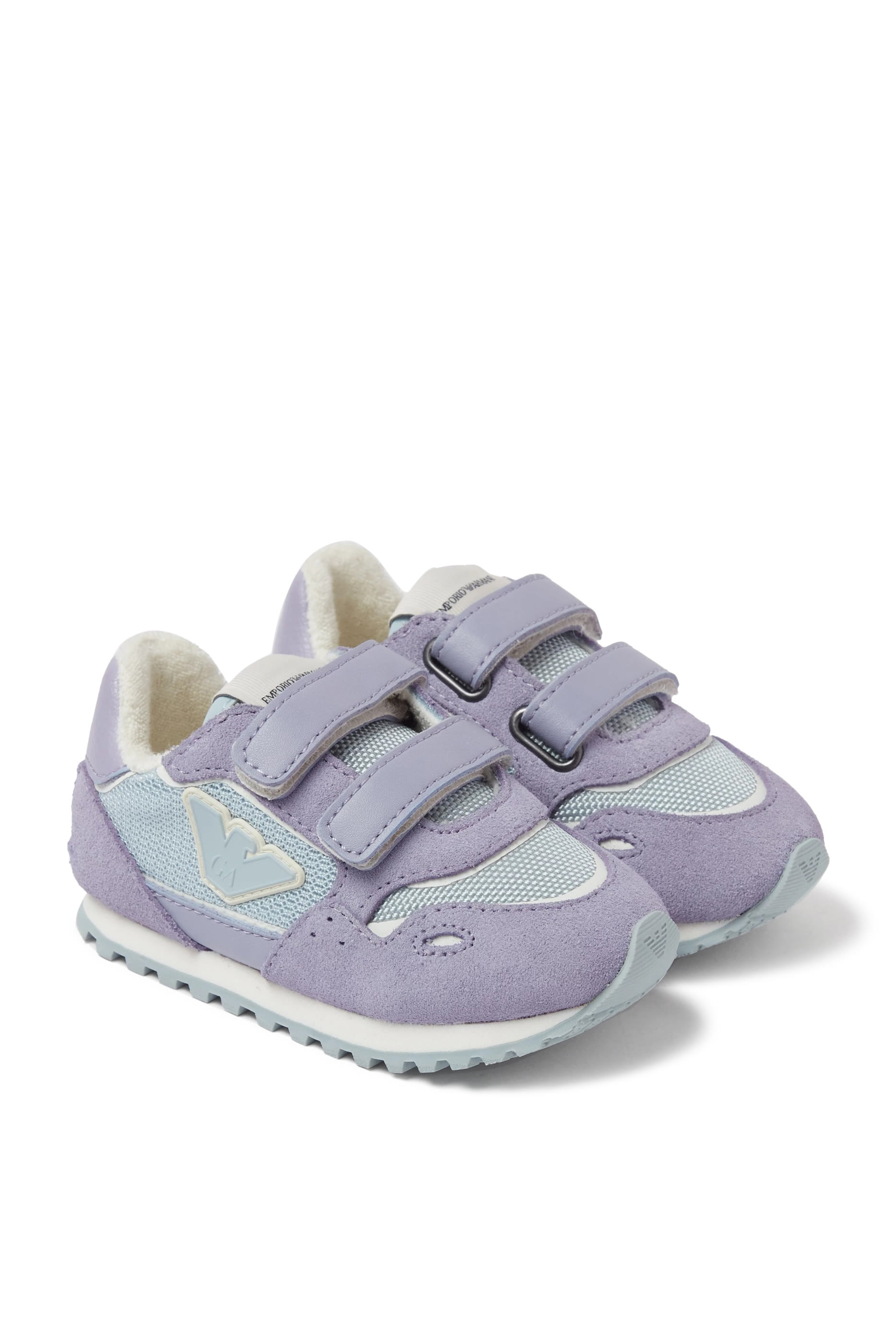 سنيكرز بأشرطة فيلكرو بشعار الماركة للأطفال