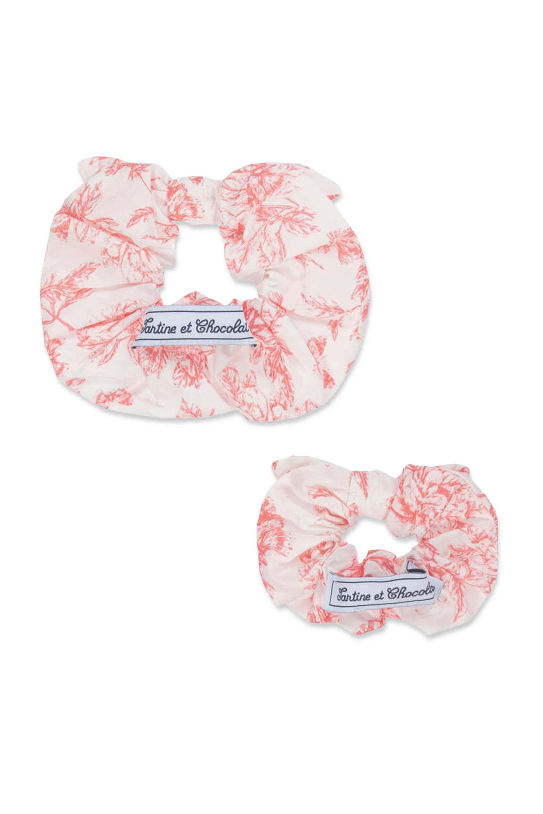 طقم ربطة شعر بطبعات قطن، قطعتين