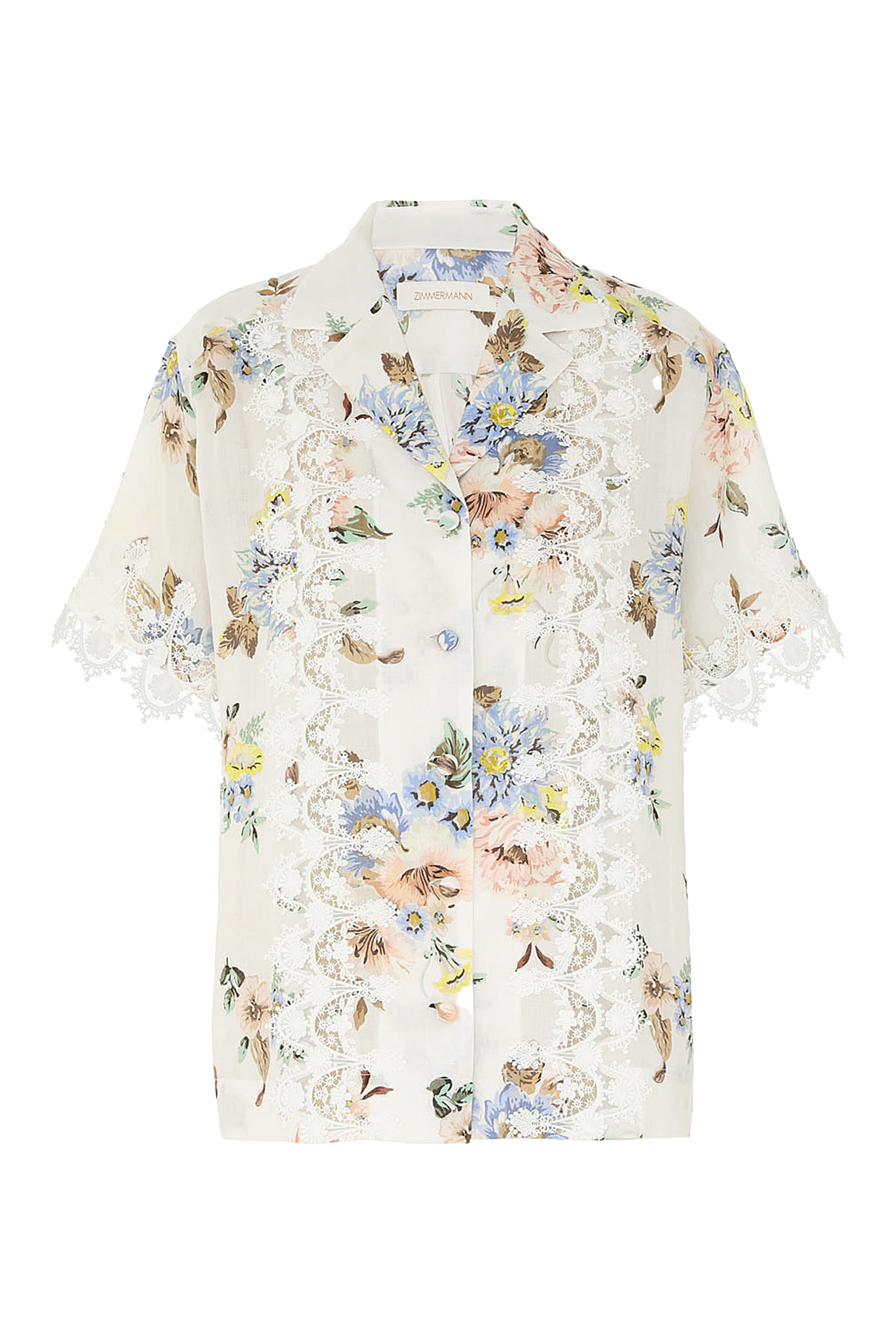 قميص بقصة واسعة وتطريزات