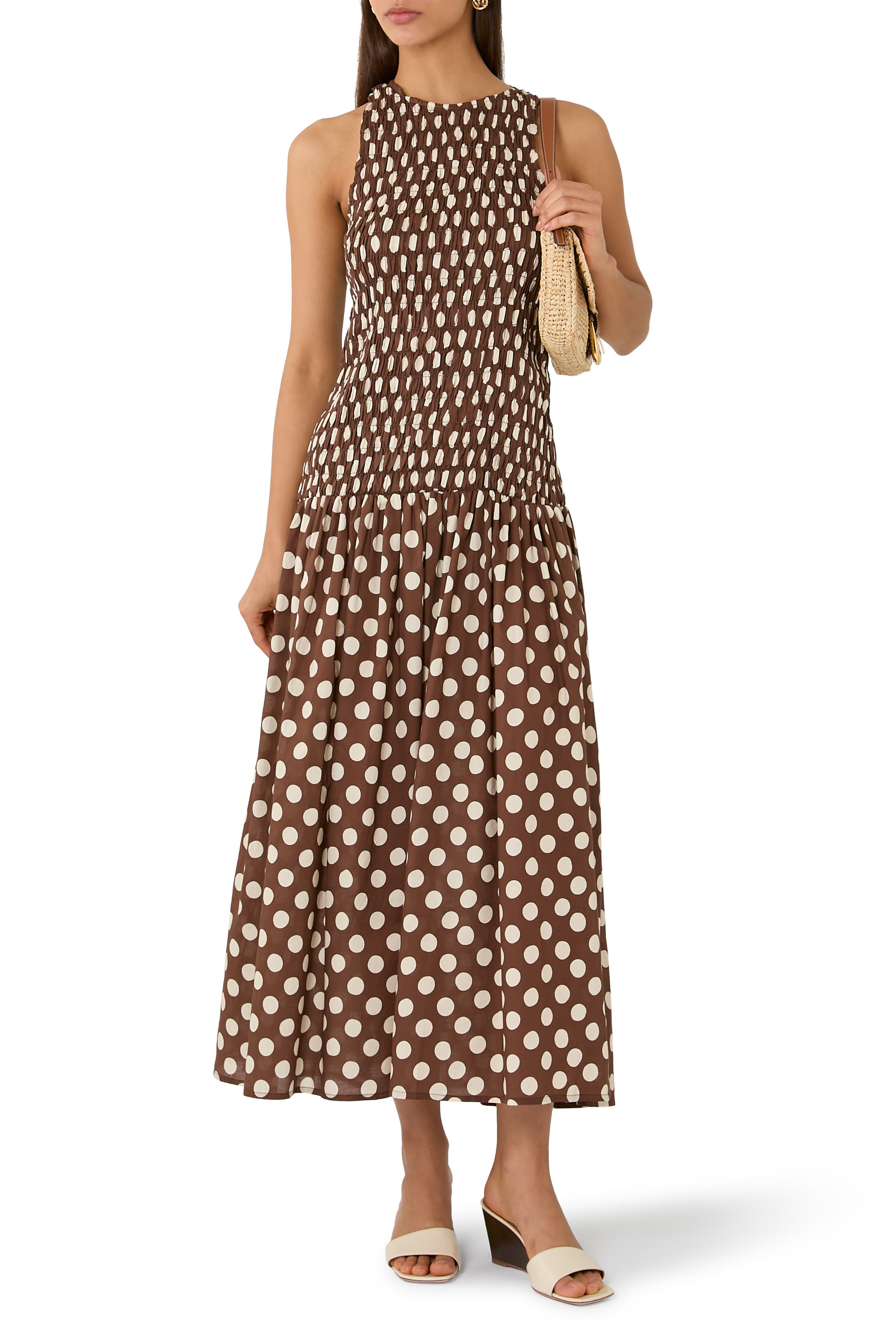 فستان لويزا متوسط ​​الطول