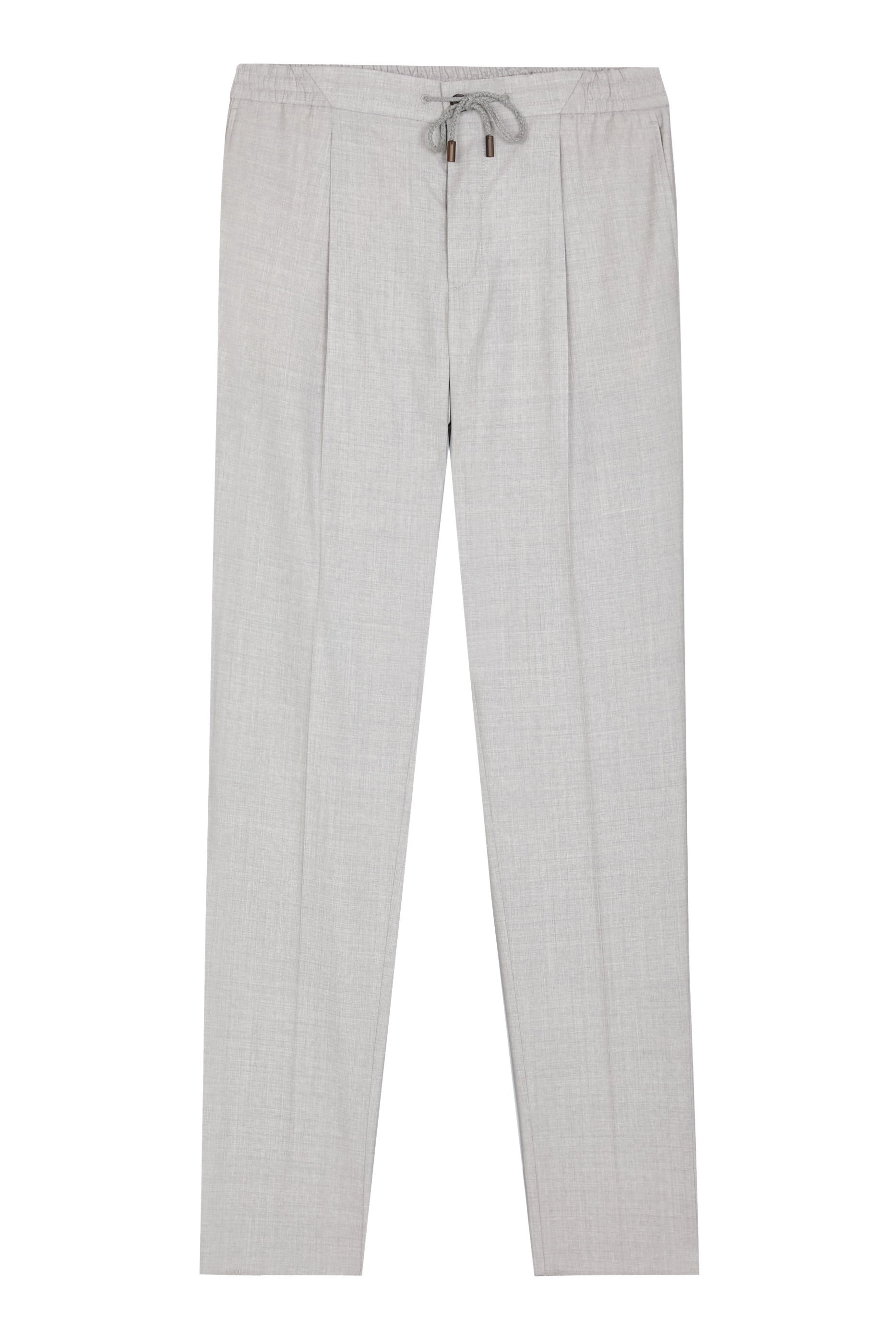 بنطال بقصة تضيق باتجاه الأسفل برباط تضييق 