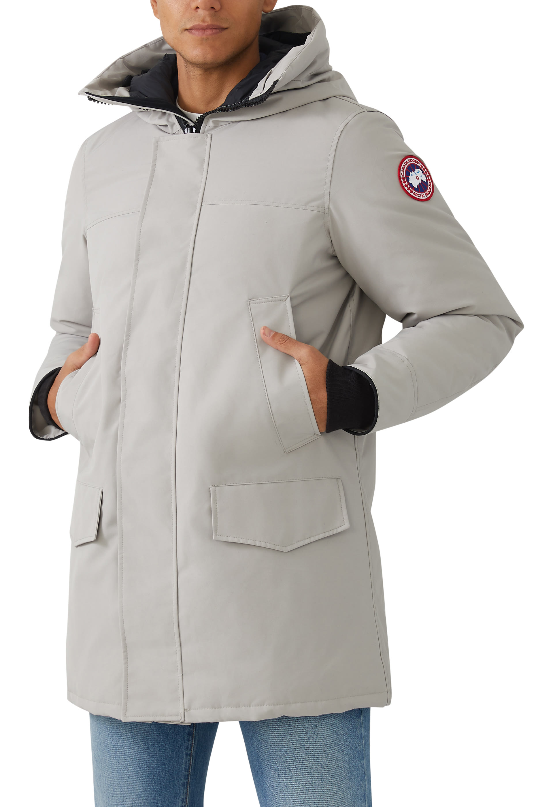 جاكيت باركا لانجفورد بغطاء رأس