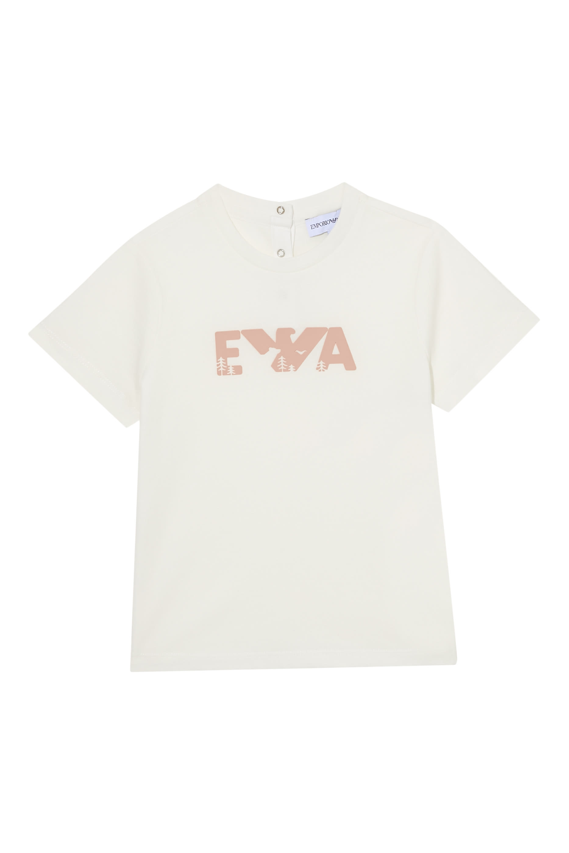 تيشيرت بشعار الماركة للأطفال