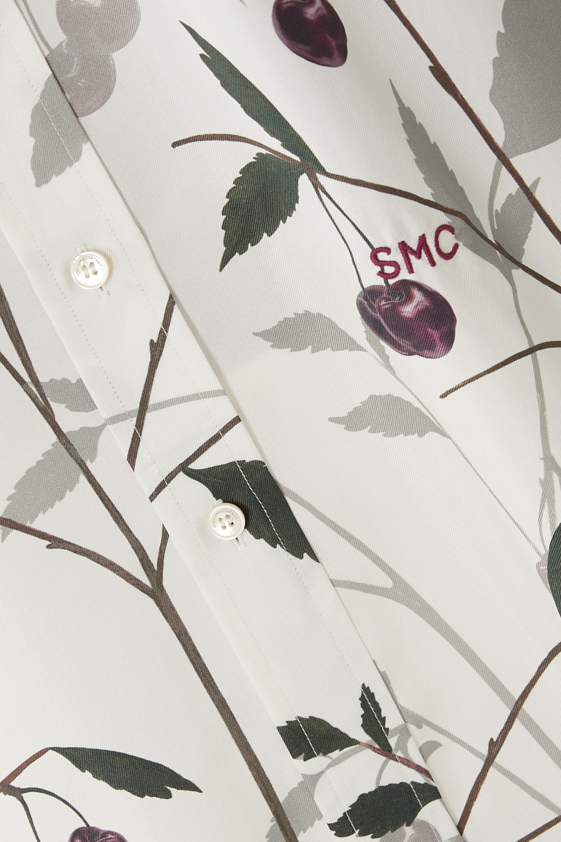 قميص بقصة فضفاضة بطبعة كرز