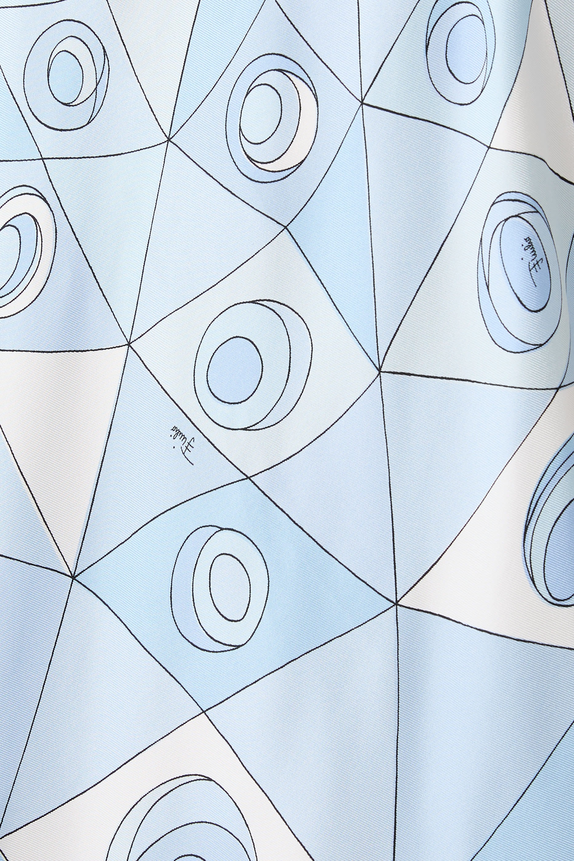 فستان بنقشة أوتشي حرير