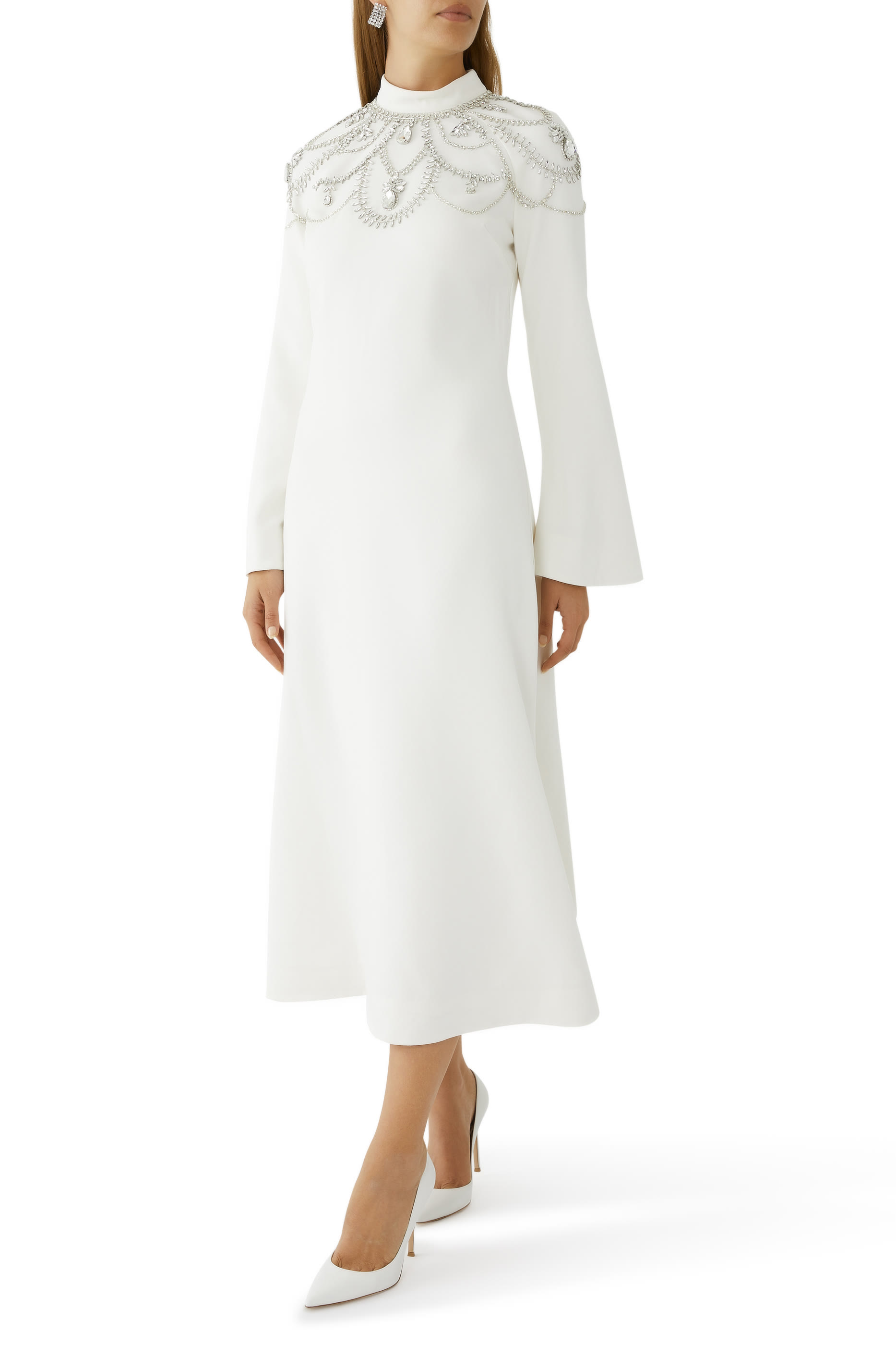 فستان أوديتا متوسط الطول