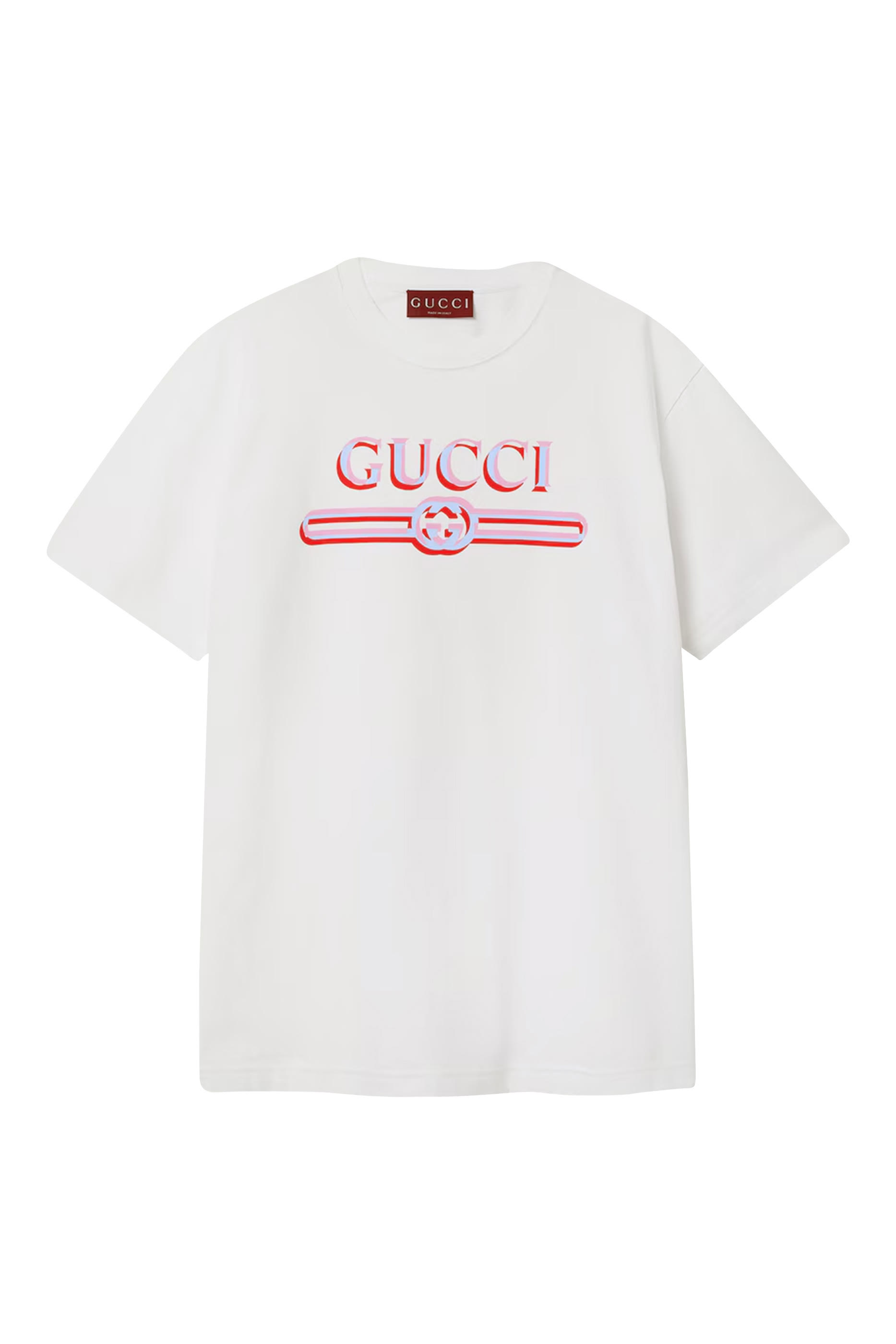 قميص بولو بتصميم وجهين ونقشة حرفي شعار الماركة صوف جاكار