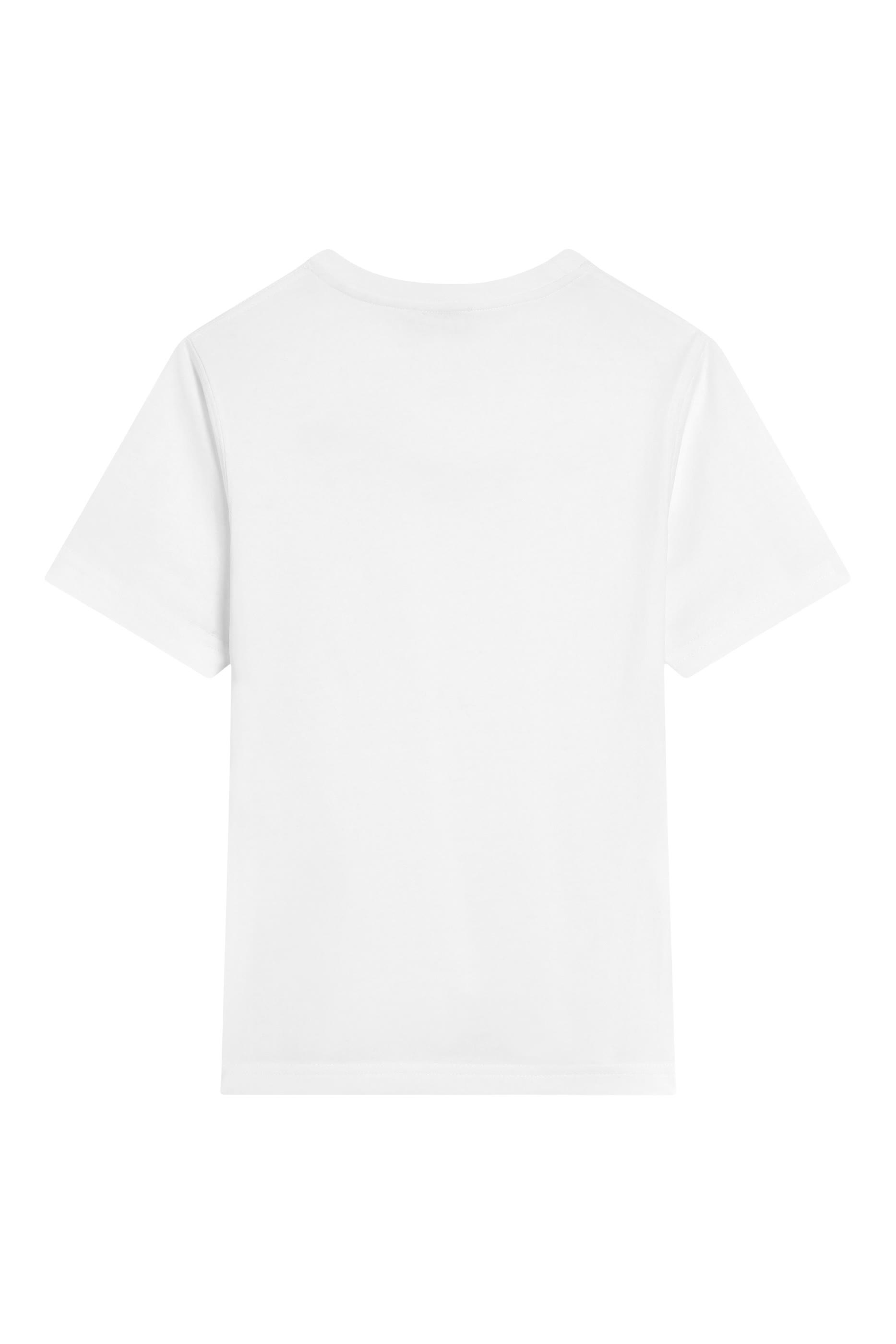 تيشيرت بنقشة شعار الماركة للأطفال