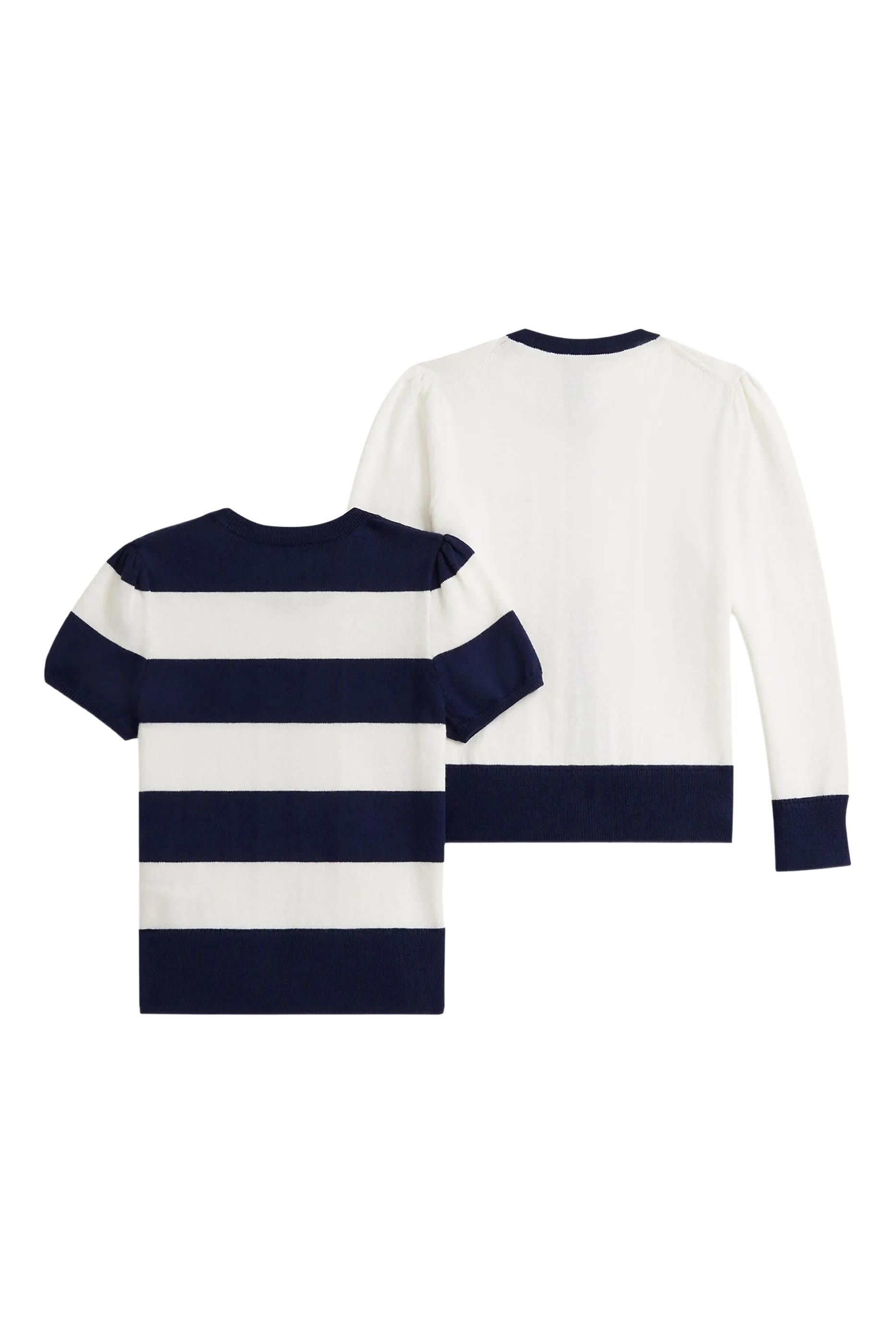 طقم بلوزة منسوجة وكارديغان للأطفال