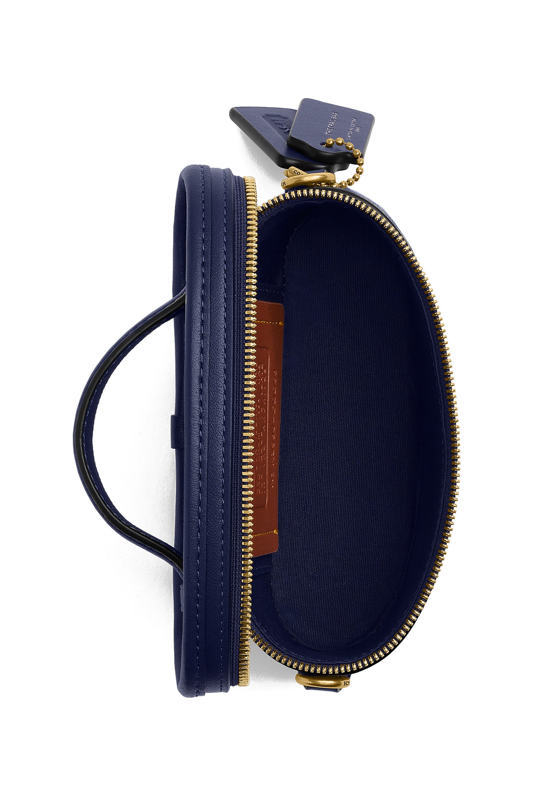 حقيبة تريل 15 جاكار مزين بشعار الماركة مرصع بالكريستال  