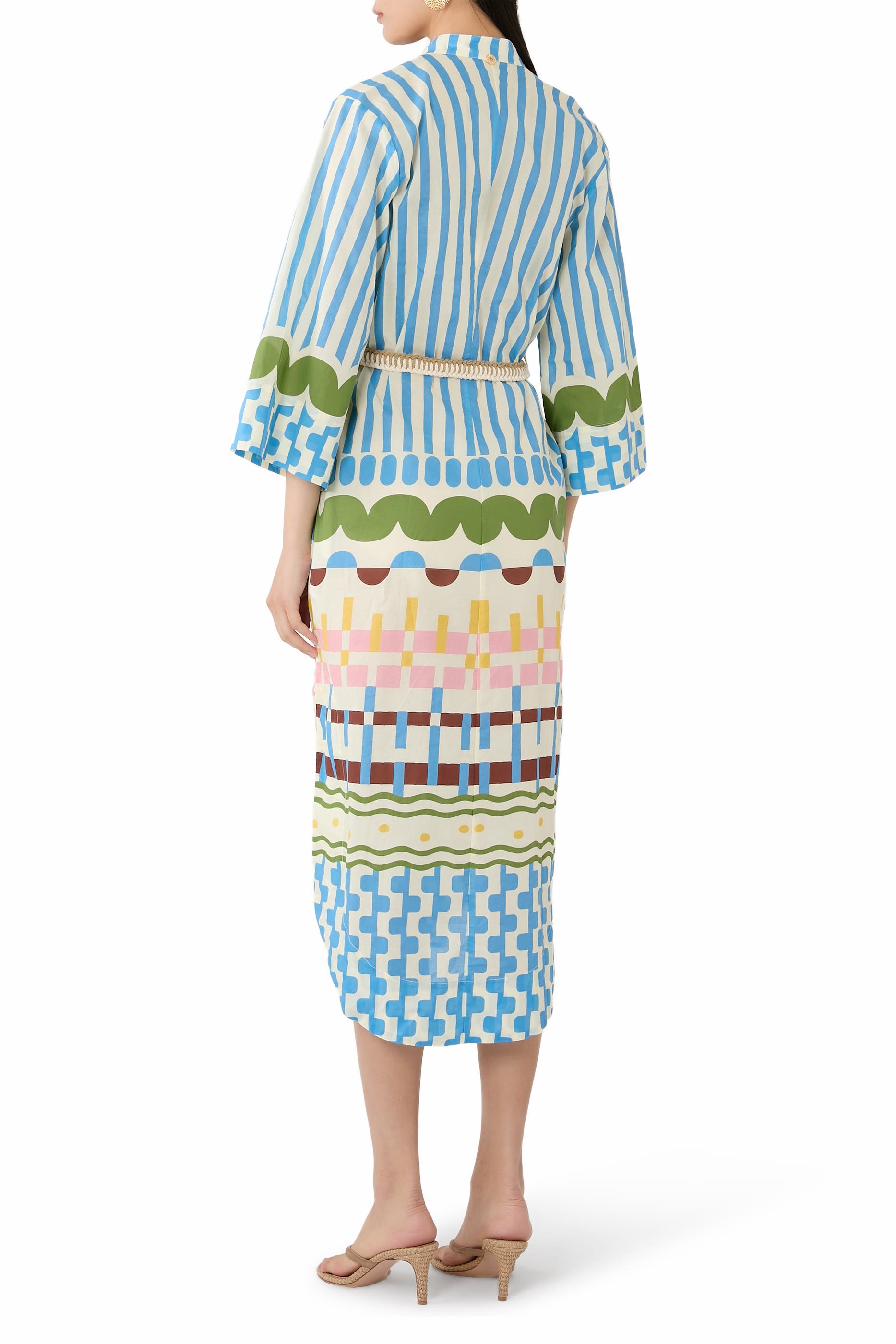 فستان سونا بحزام