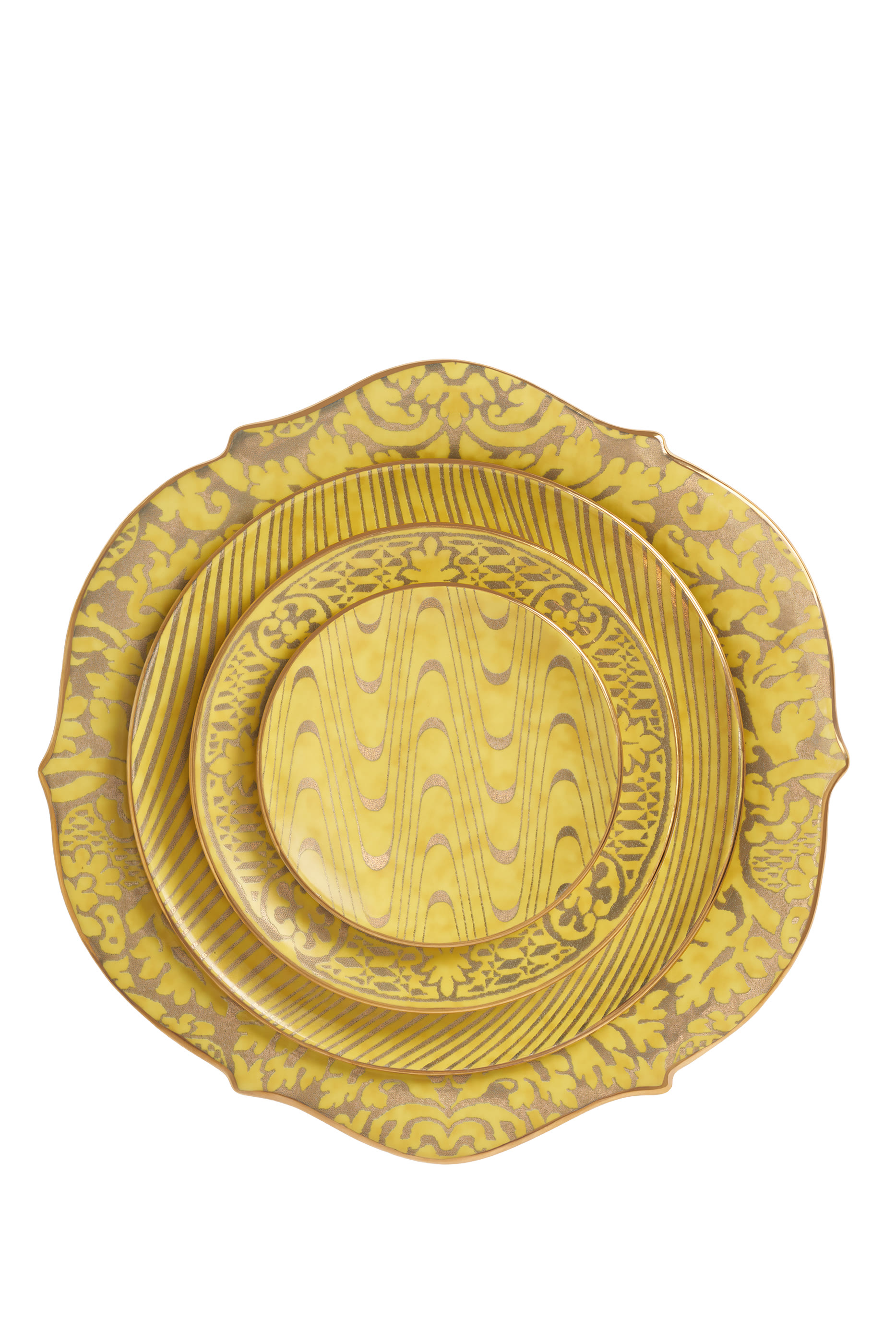 Fortuny Apollo Canapé Plates - Set Of 4