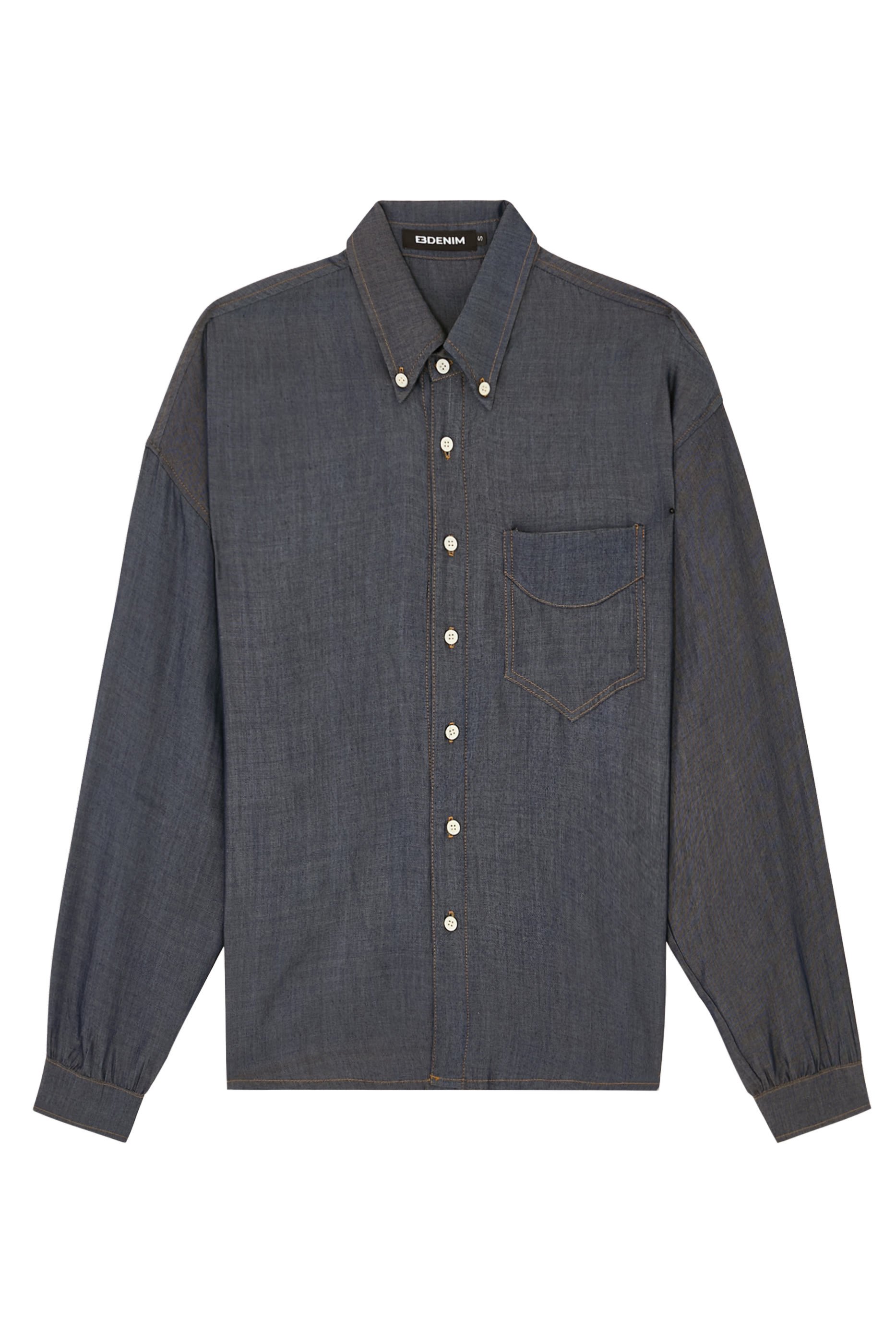 قميص أدلاين بصف أزرار