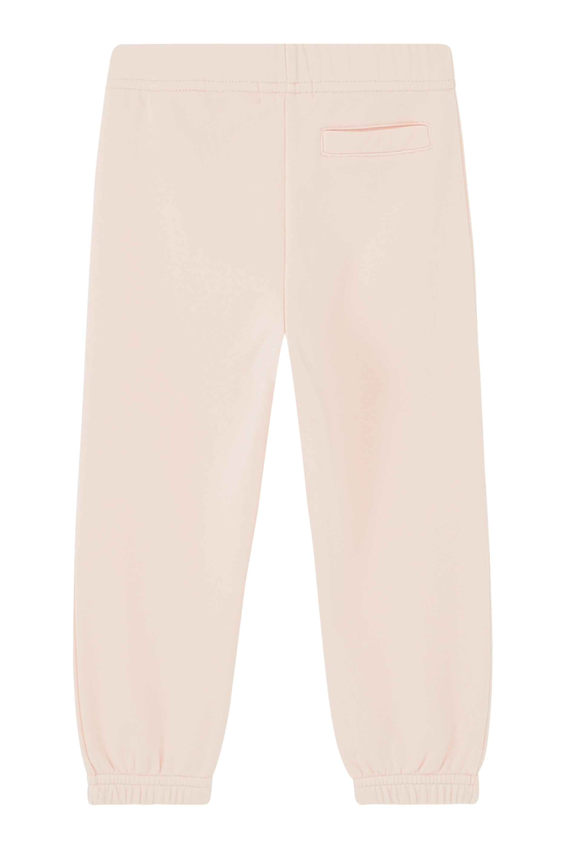 بنطال رياضي للأطفال بشعار الماركة بتصميم مقوس