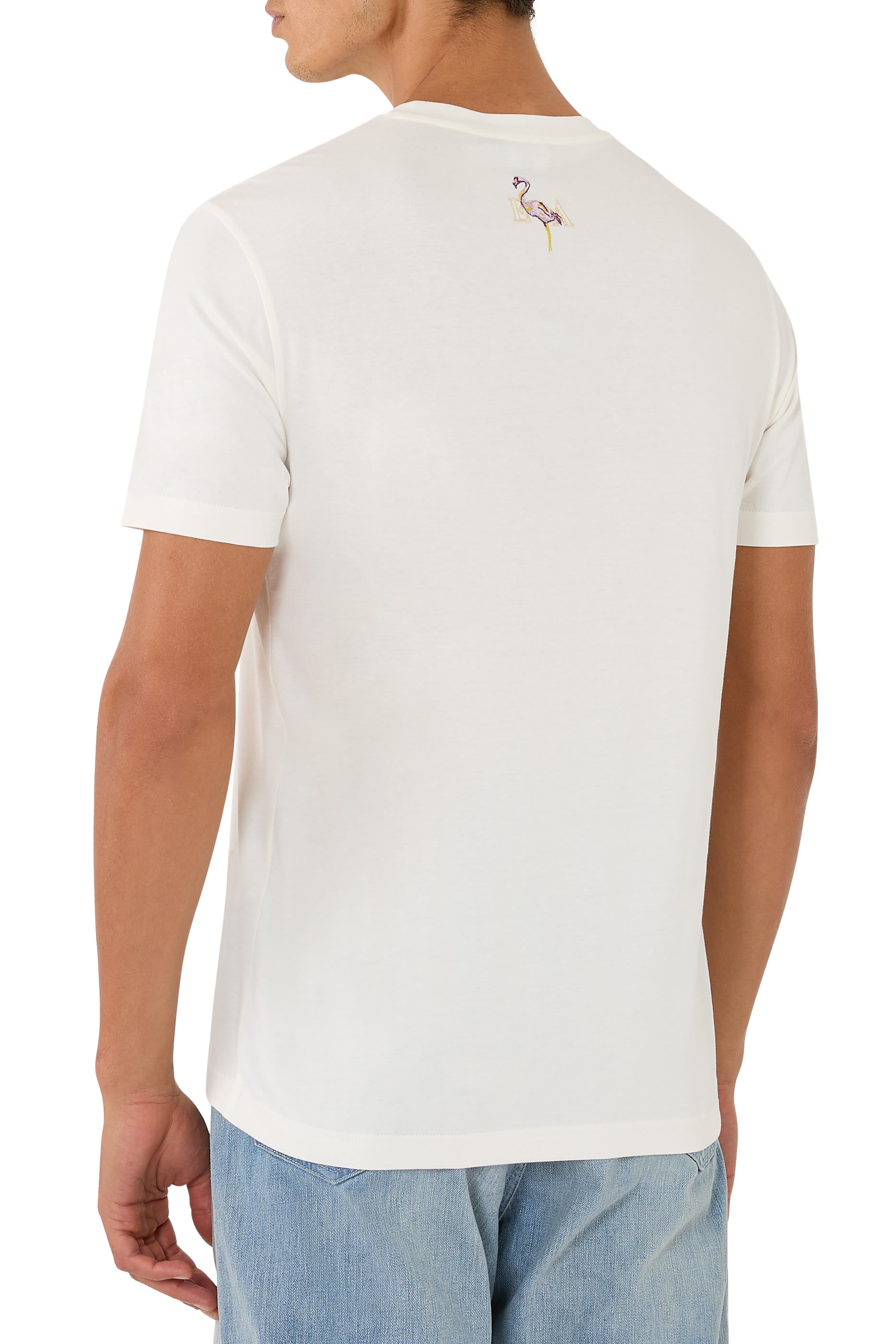 تيشيرت بنقشة غرافيكية جيرسيه