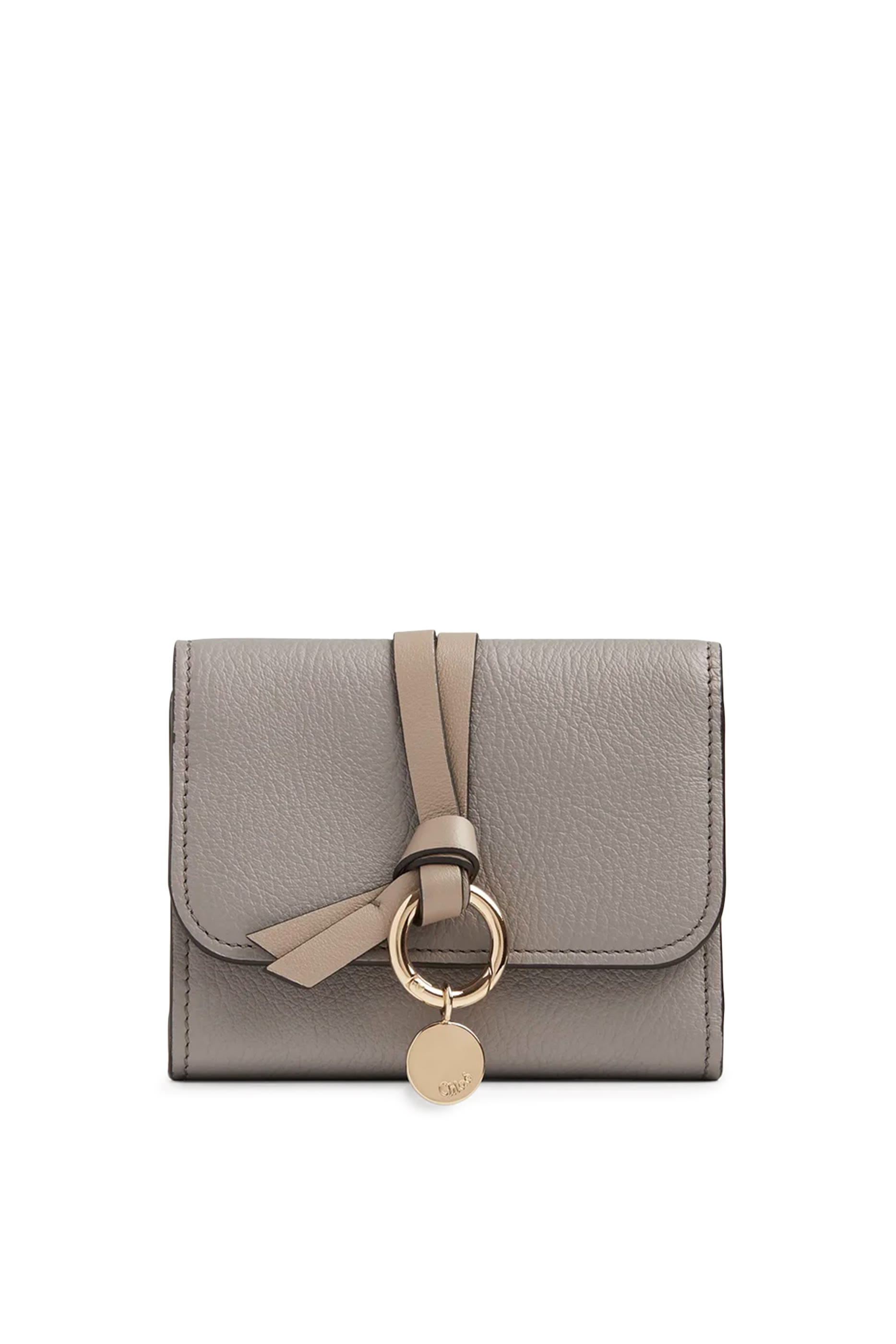 محفظة ألفابت صغيرة بتصميم ثلاثي الطي