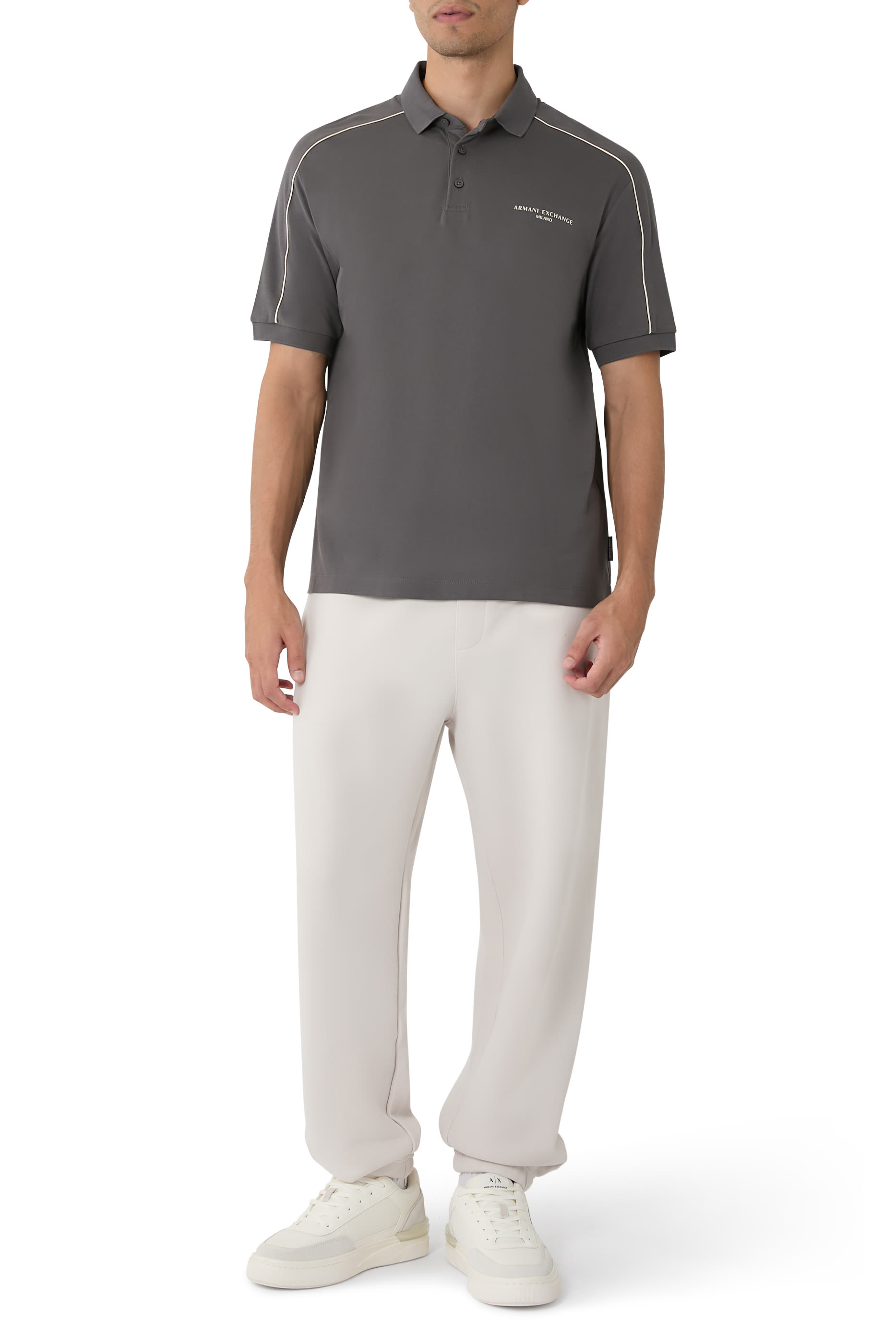 قميص بولو بتصميم جامعي