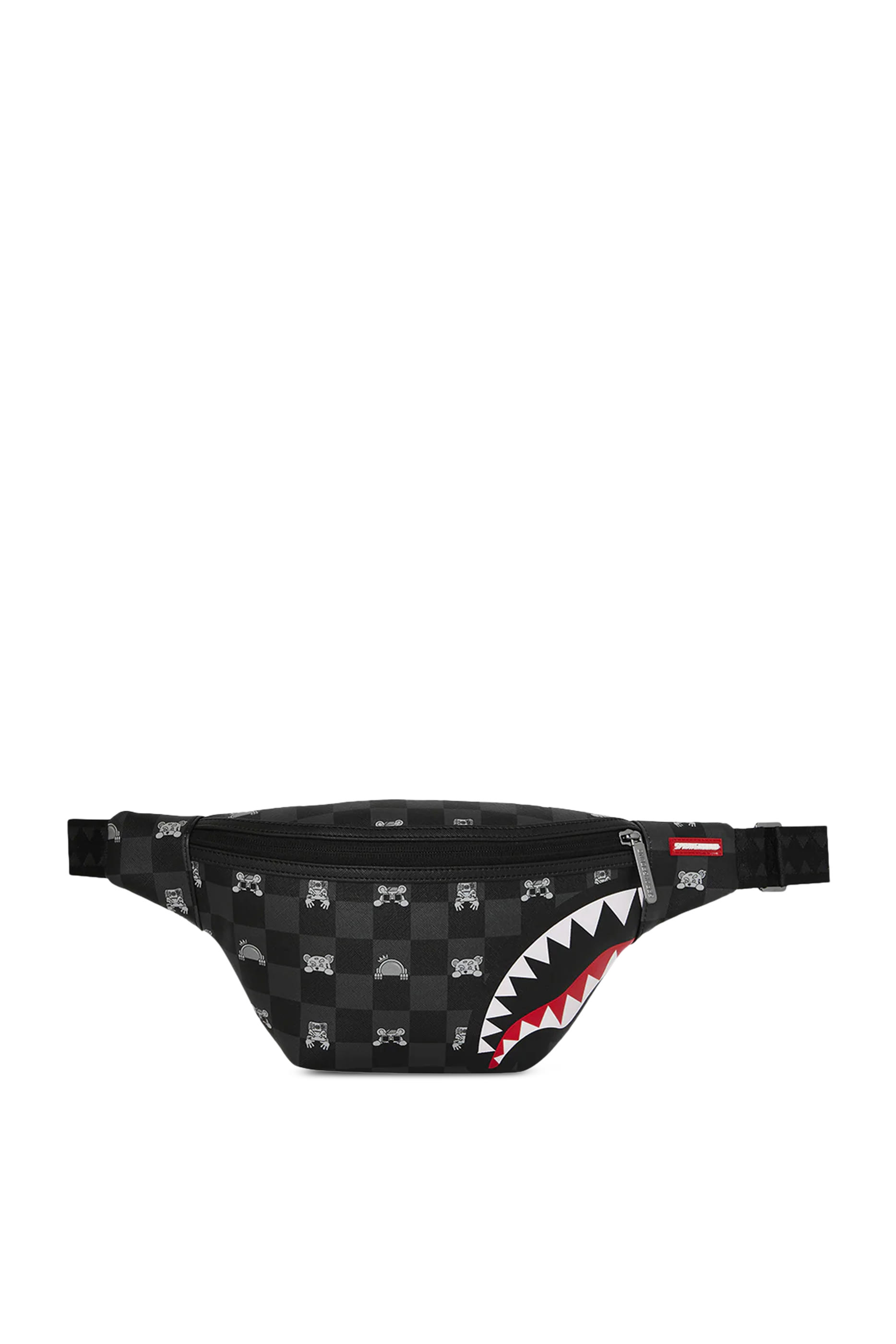 حقيبة كروس بودي سافي بنقشة شخصية تختلس النظر ومربعات للأطفال