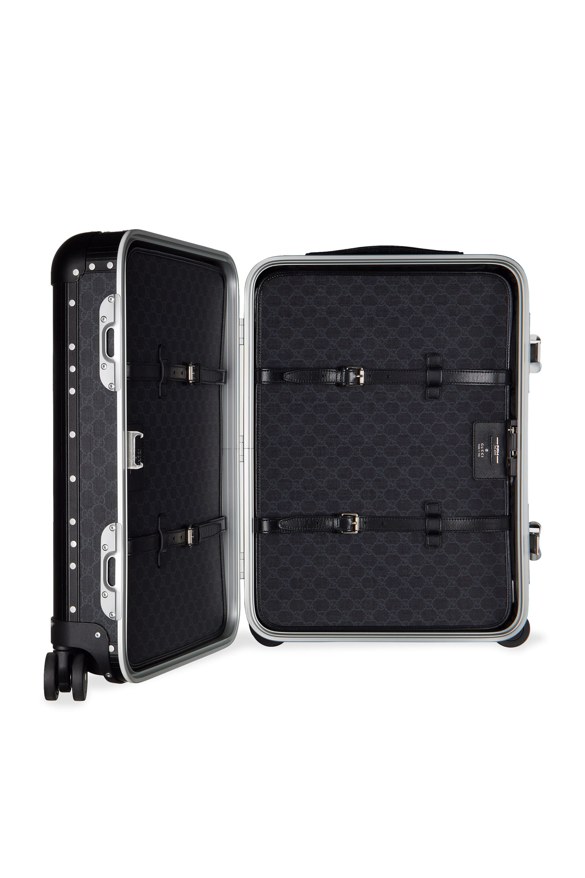 عربة ضيافة قماش قنب سوبريم بنقشة حرفي شعار الماركة