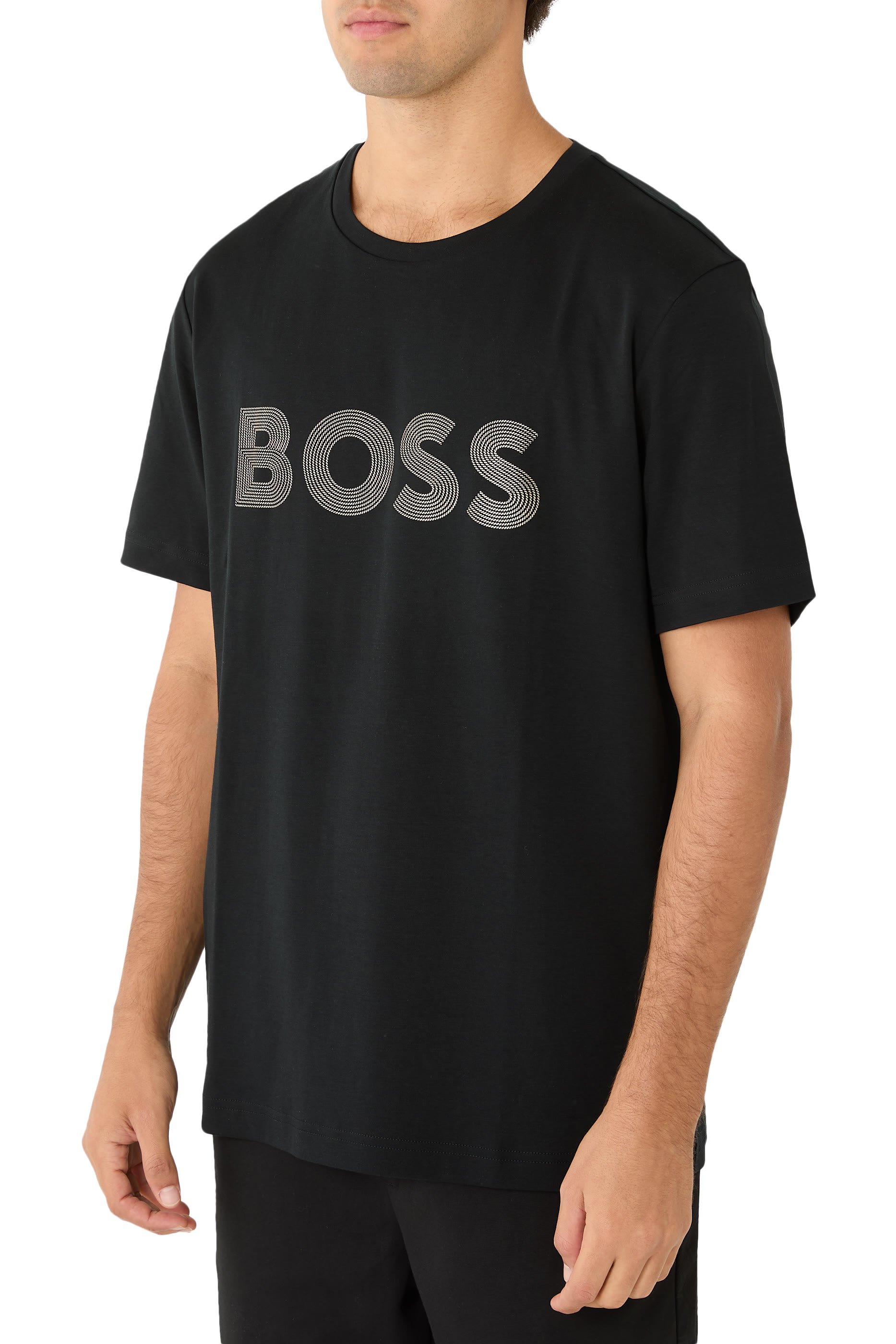 تيشيرت بشعار الماركة قطن بيما