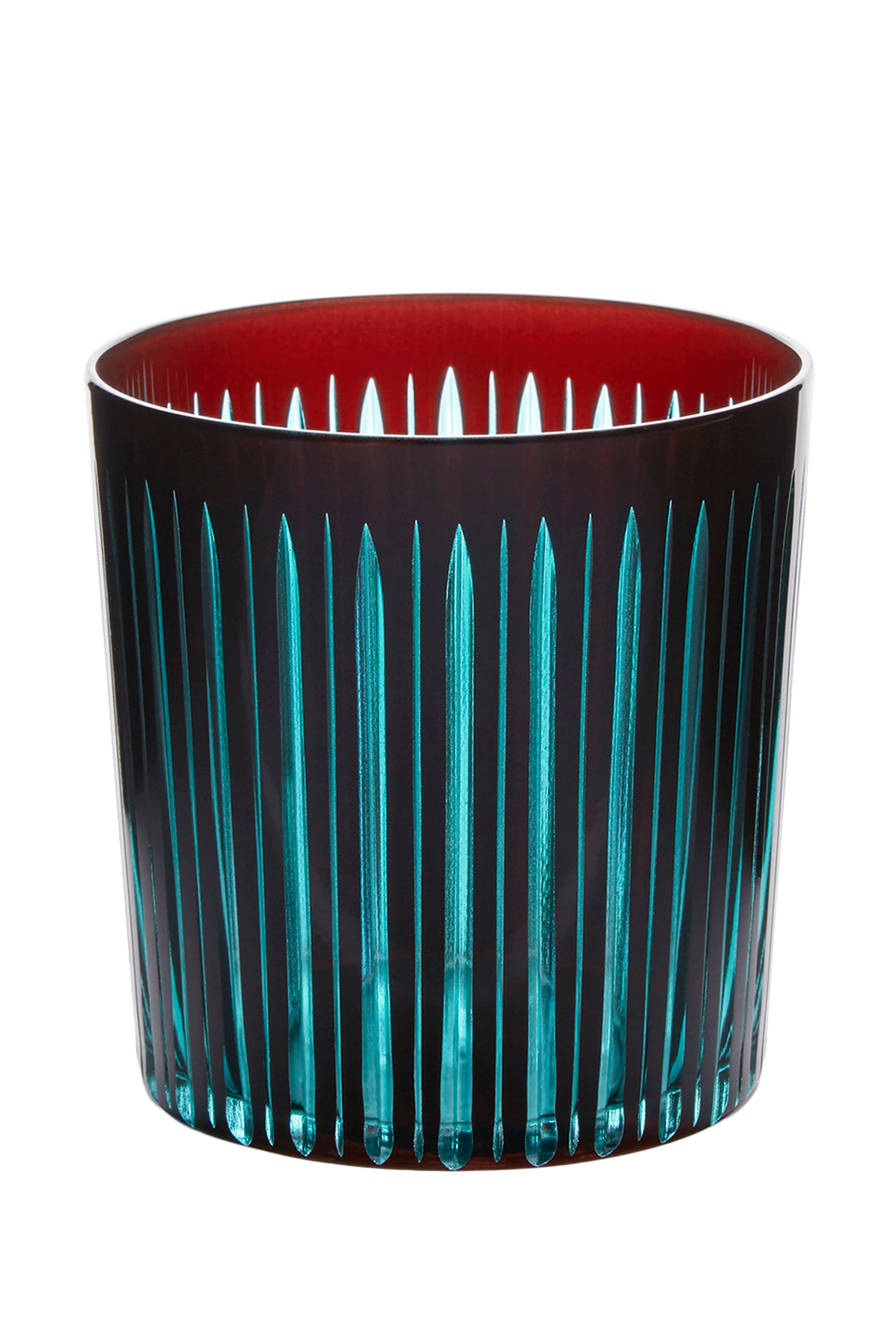 مجموعة كاسات بريسم دابل أولد فاشند بلون بوردو، 4 قطع