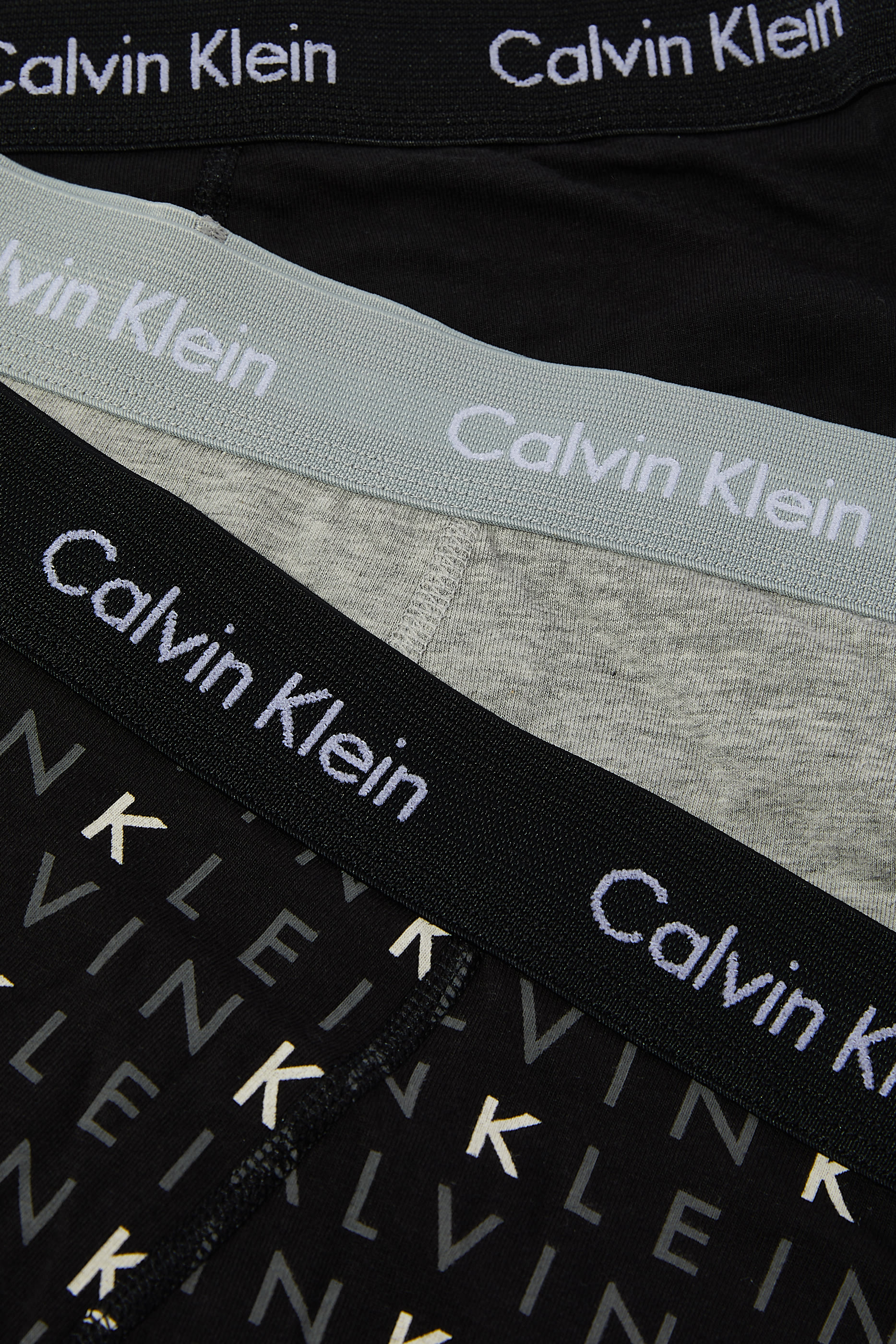 طقم بوكسر قطن مطاطي، 3 قطع