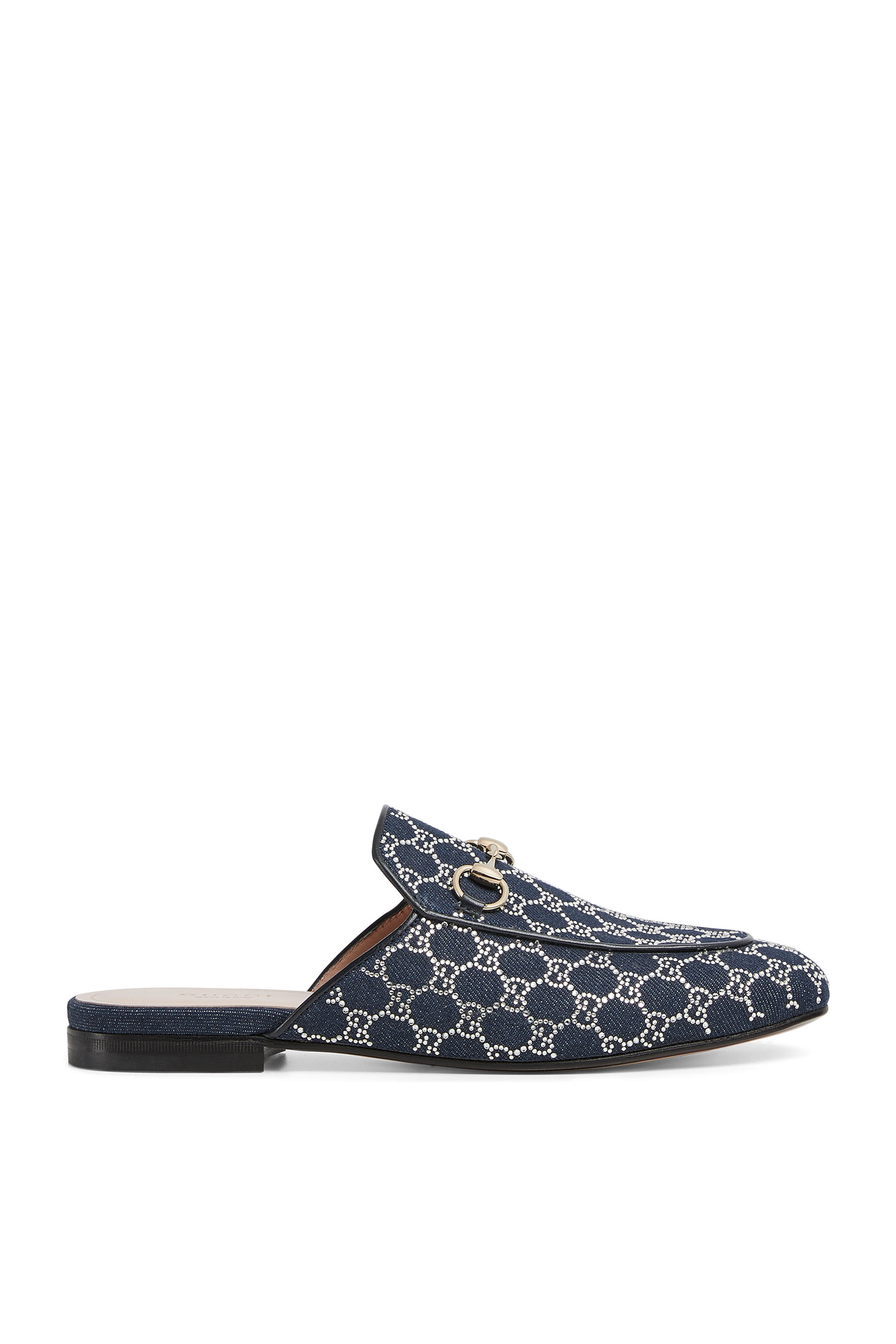 GG Crystal Princetown Slippers