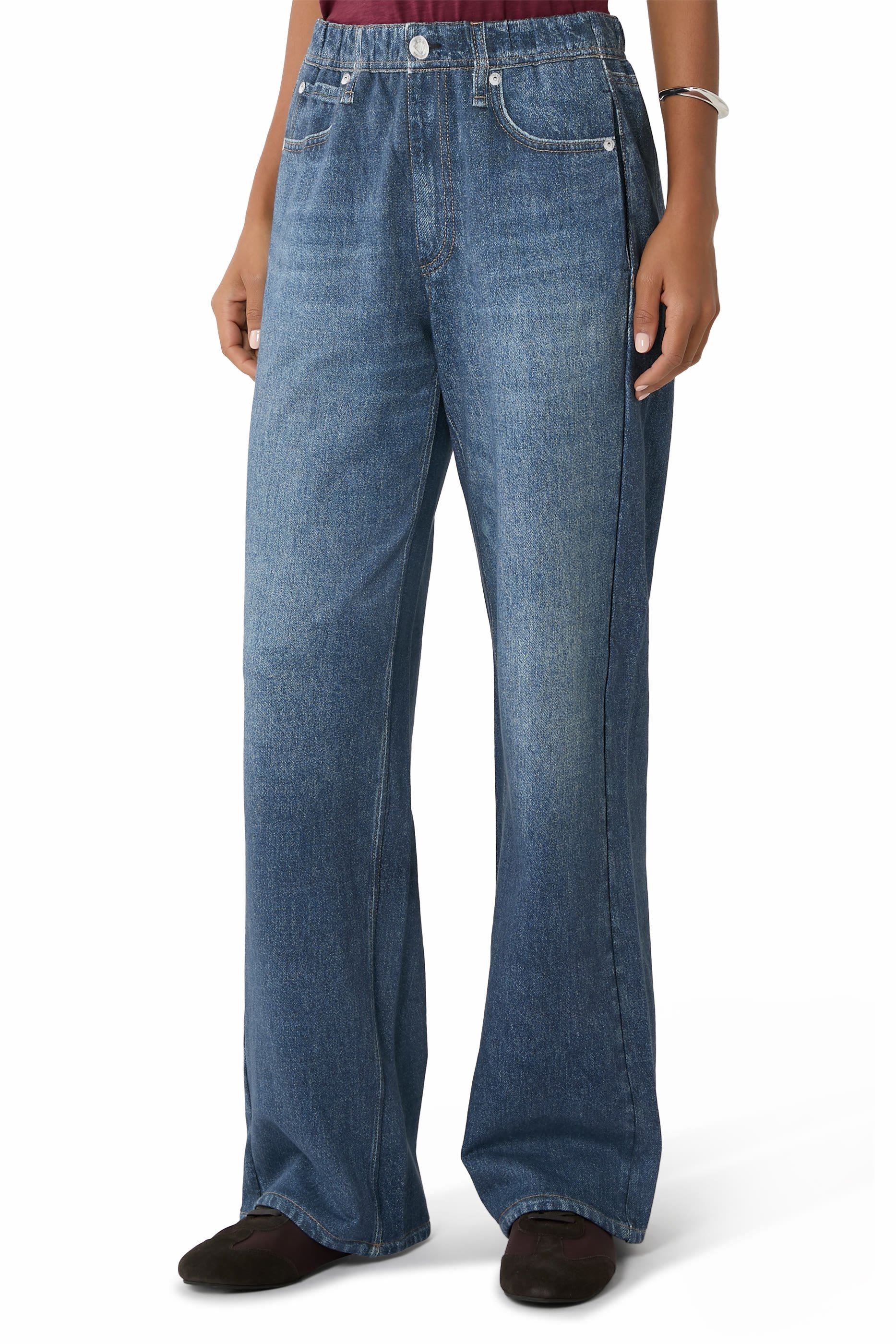 بنطال ميرامار بقصة ساق واسعة