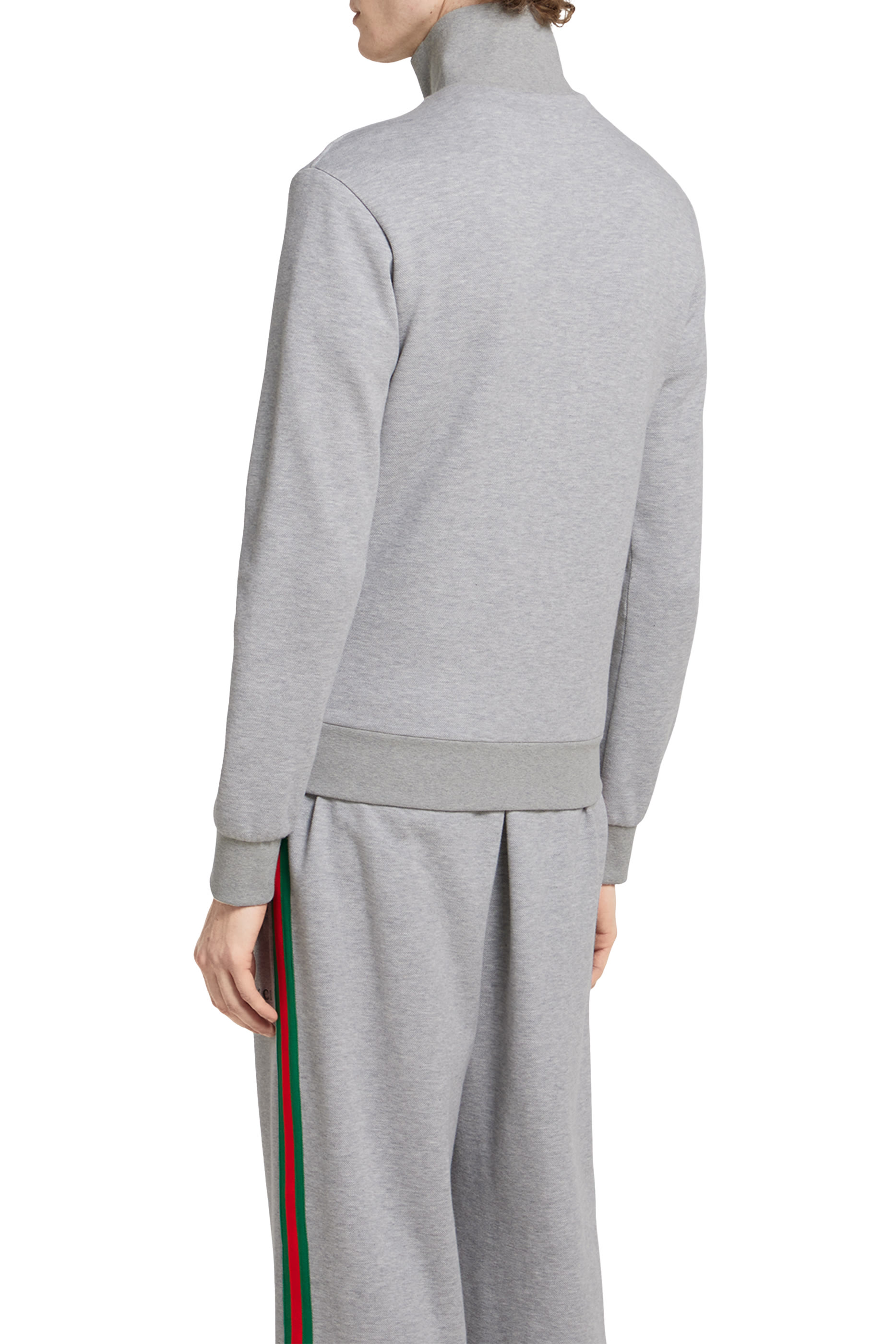 Cotton Piqué Double Zip Jacket