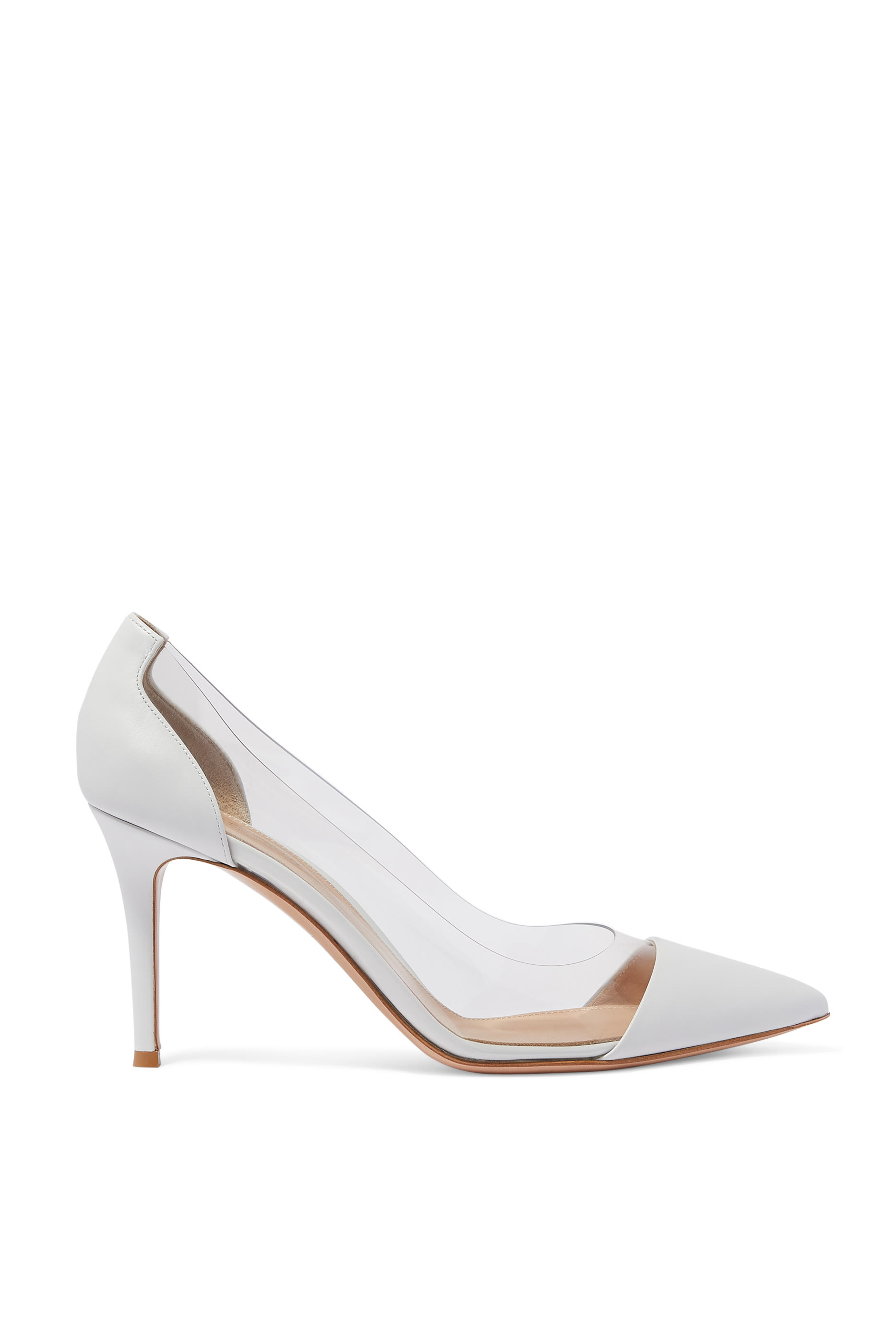 حذاء كلاسيك 85 جلد وأجزاء شفافة