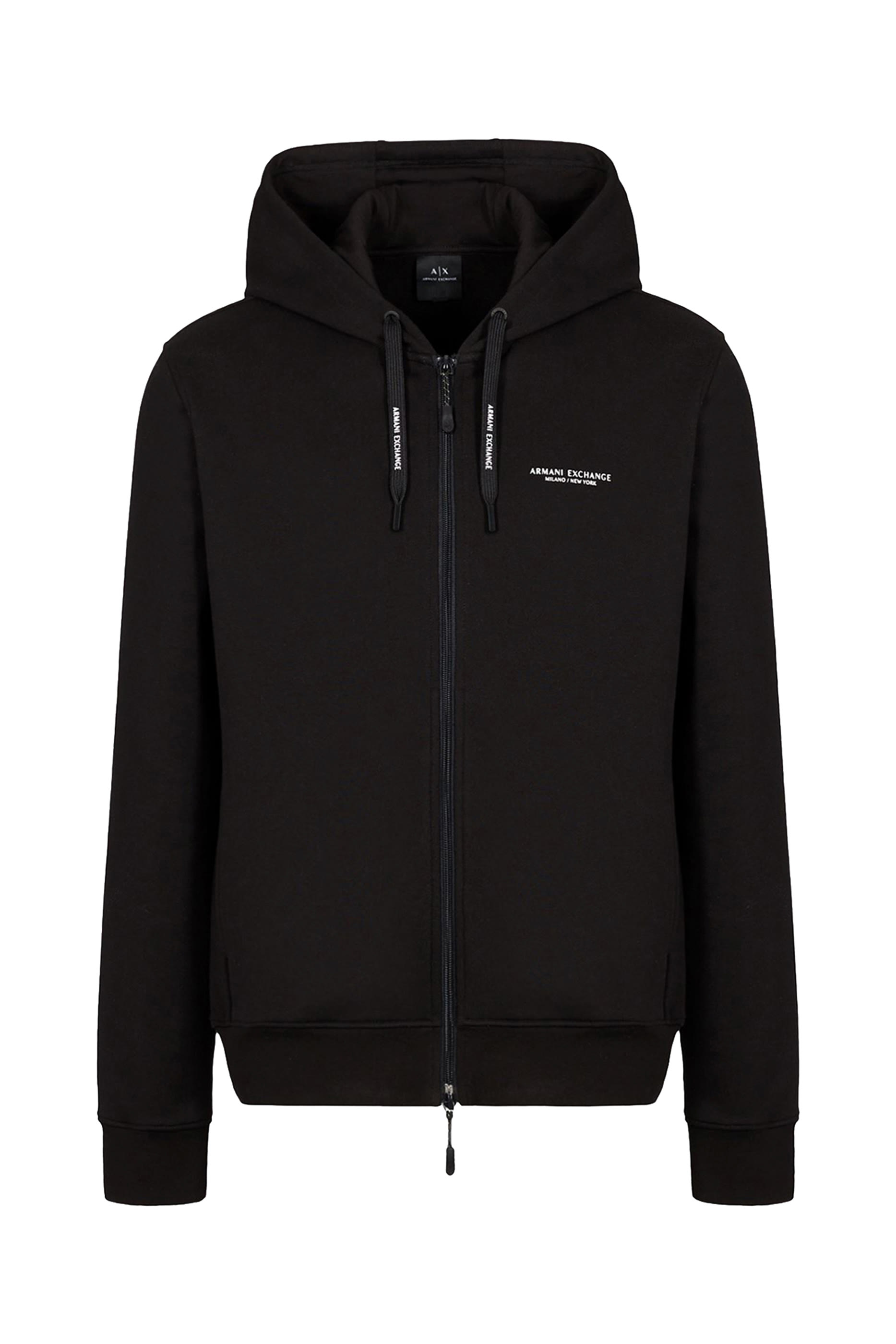 سويت شيرت بغطاء رأس قطن مطاطي بشعار الماركة