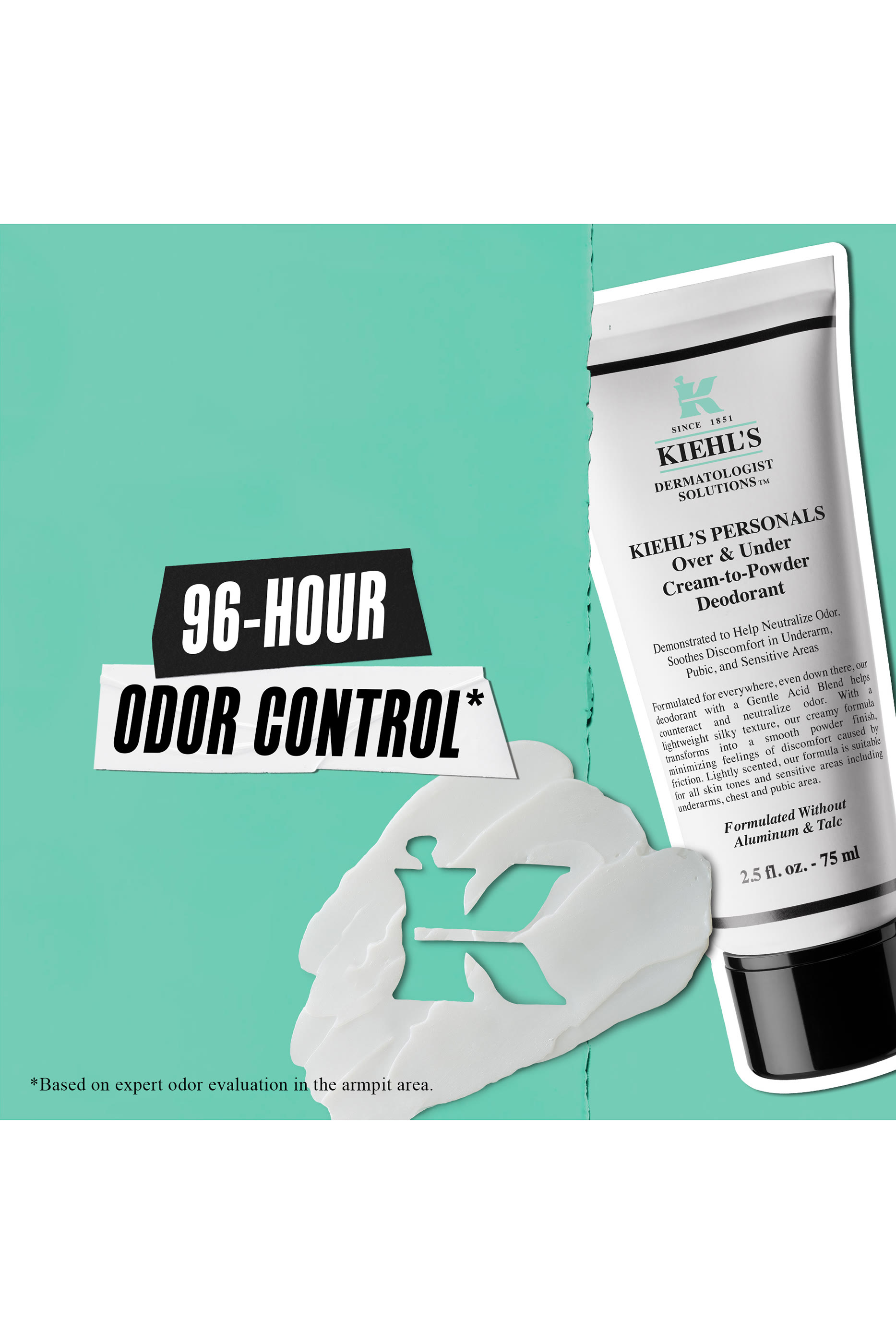 مستحضر اوفر اند اندر مزيل لرائحة العرق يتحول من كريم إلى بودرة