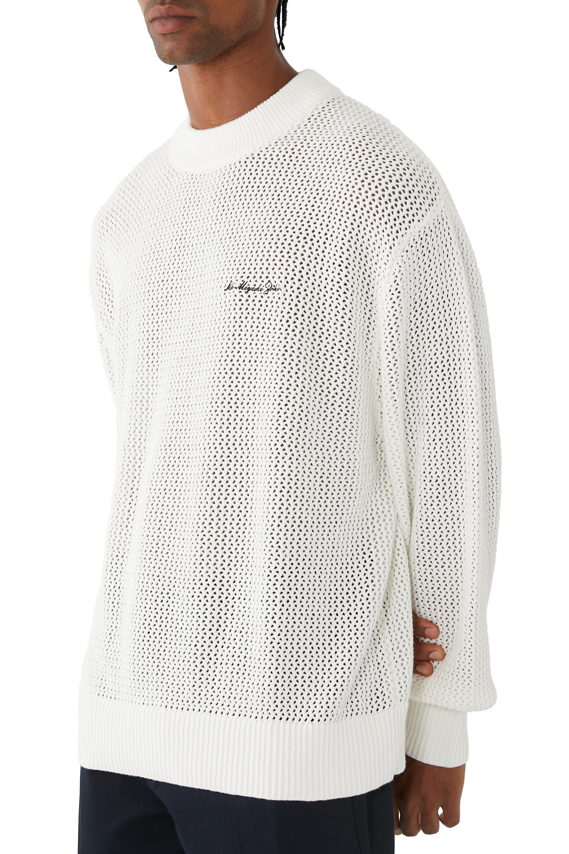 سترة بقصة واسعة نسيج فاخر