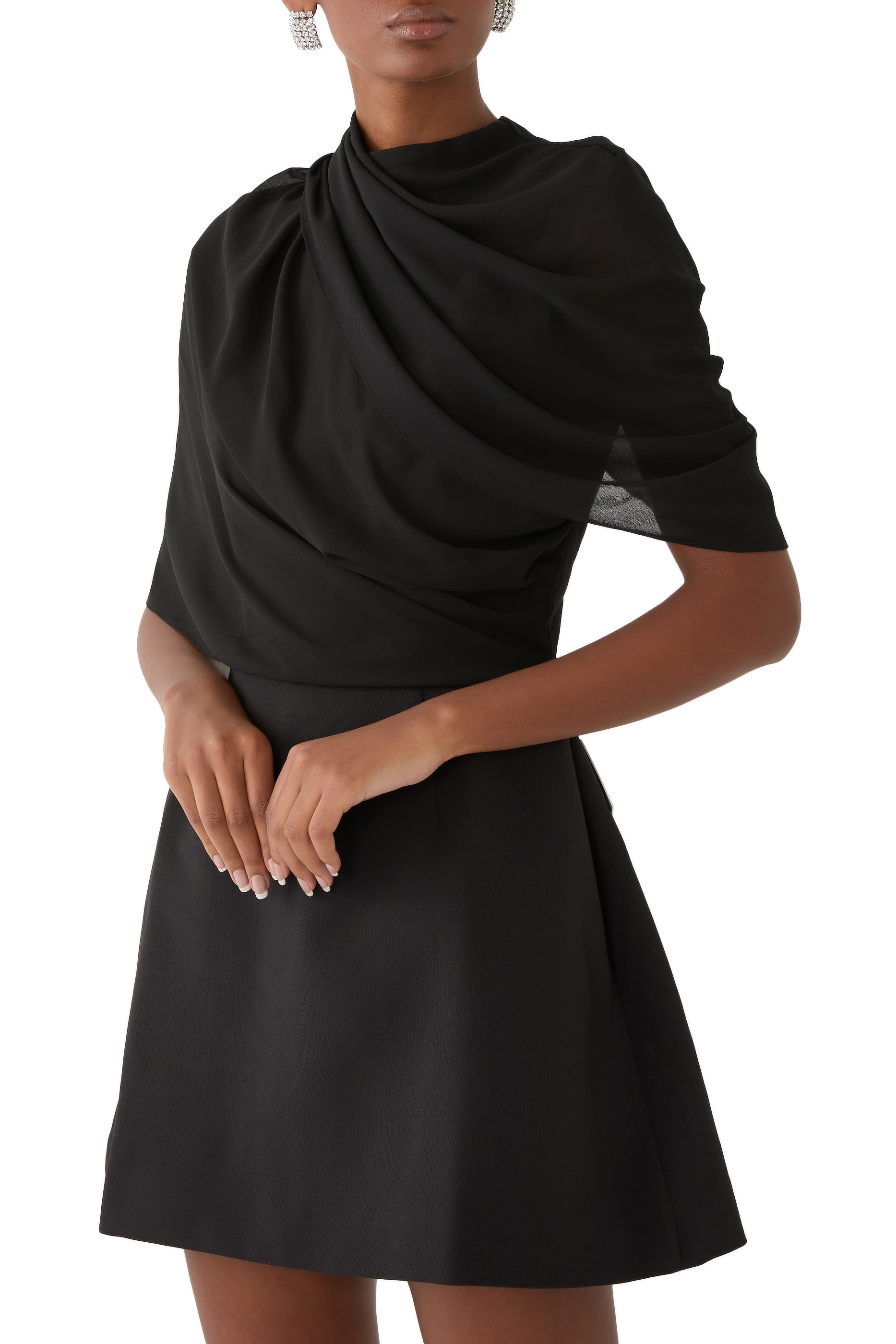 فستان ذا ألتيميت ميوز قصير بكشكش