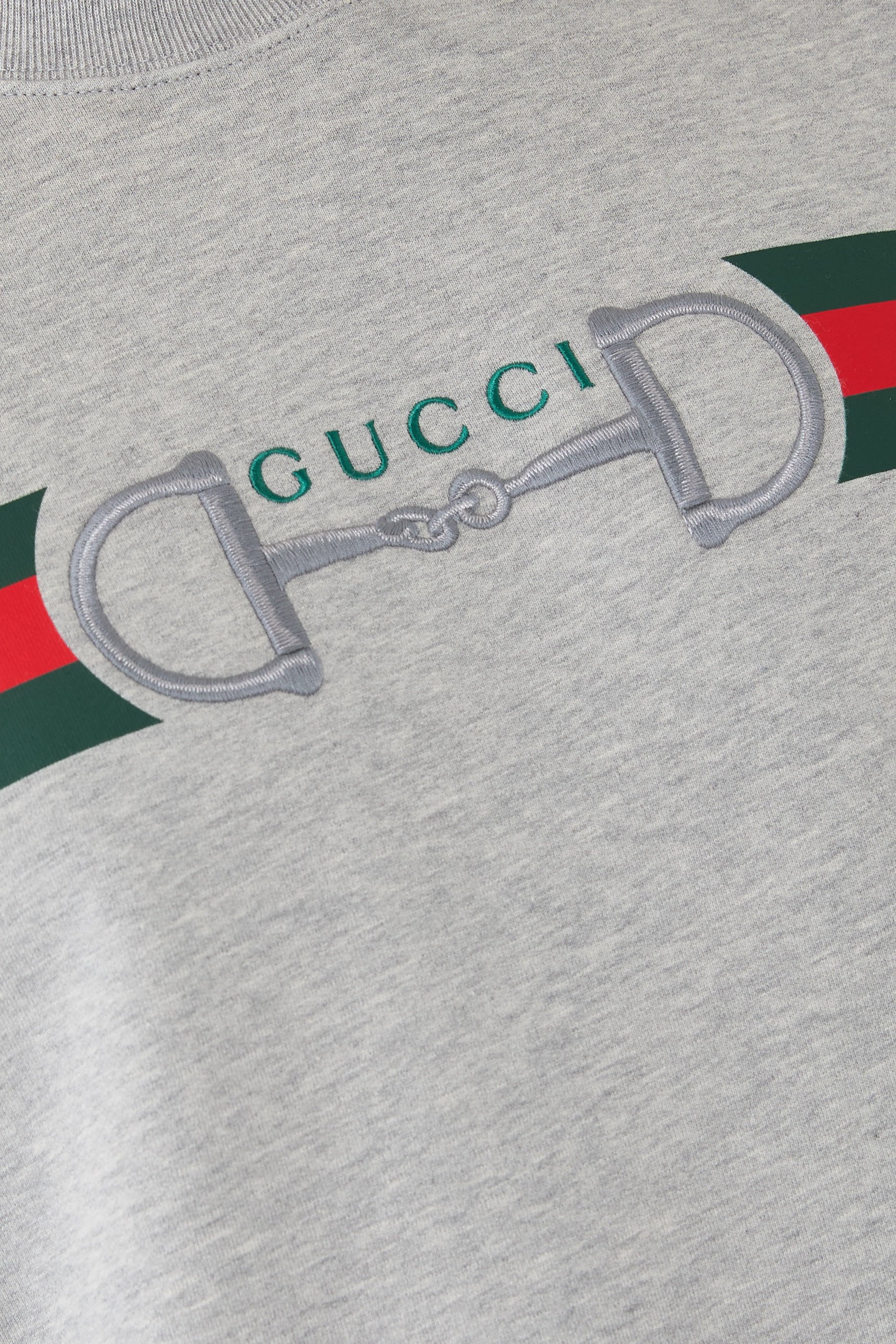 سويت شيرت بطبعة بشعار الماركة قطن جيرسيه