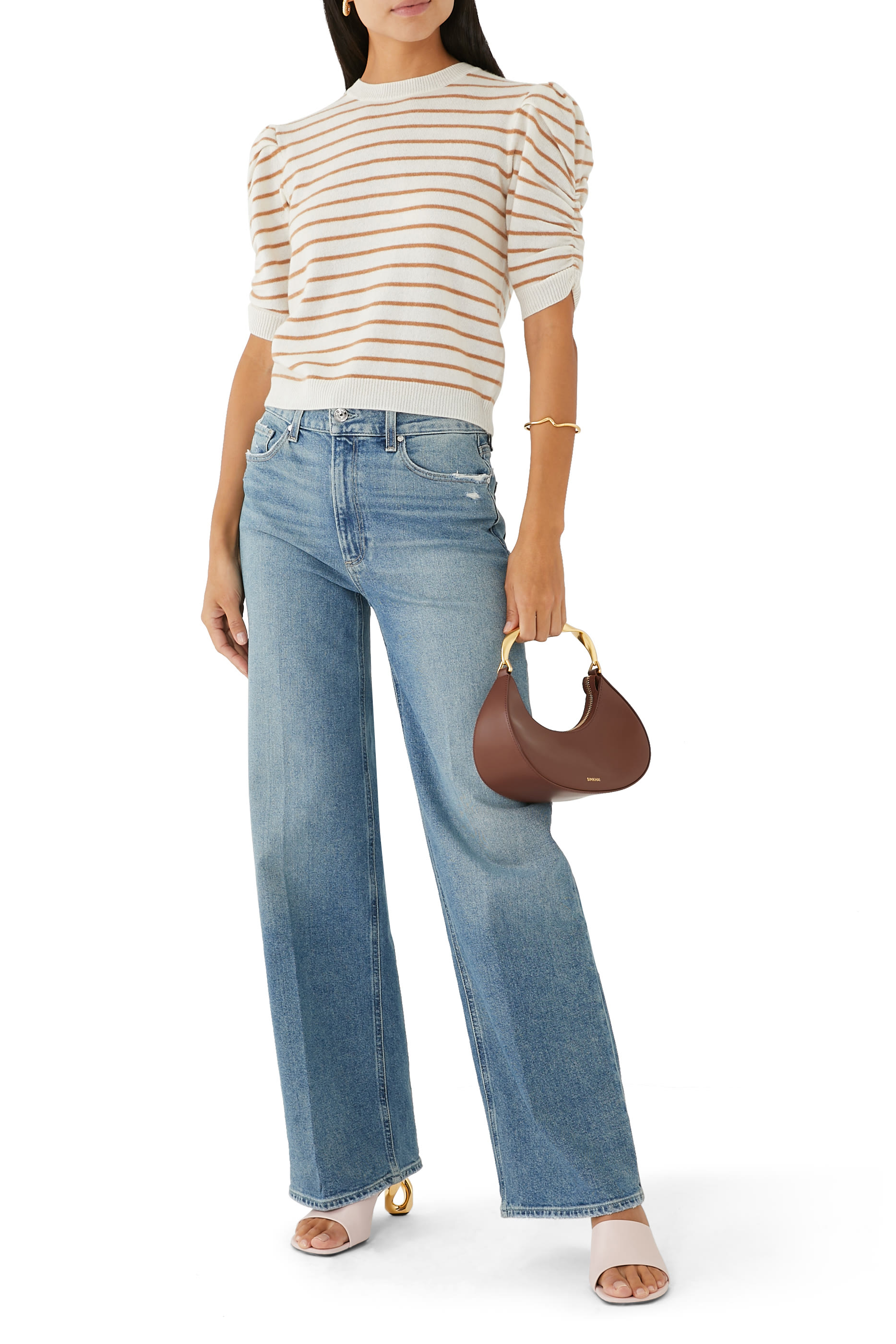 بنطال جينز ساشا ستوريبوك بتفاصيل ممزقة