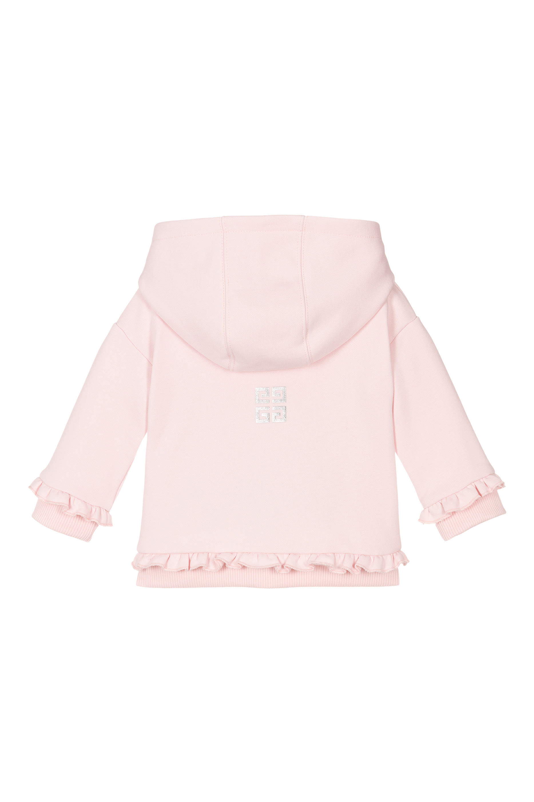 سويت شيرت يغطاء للرأس بشعار الماركة للأطفال