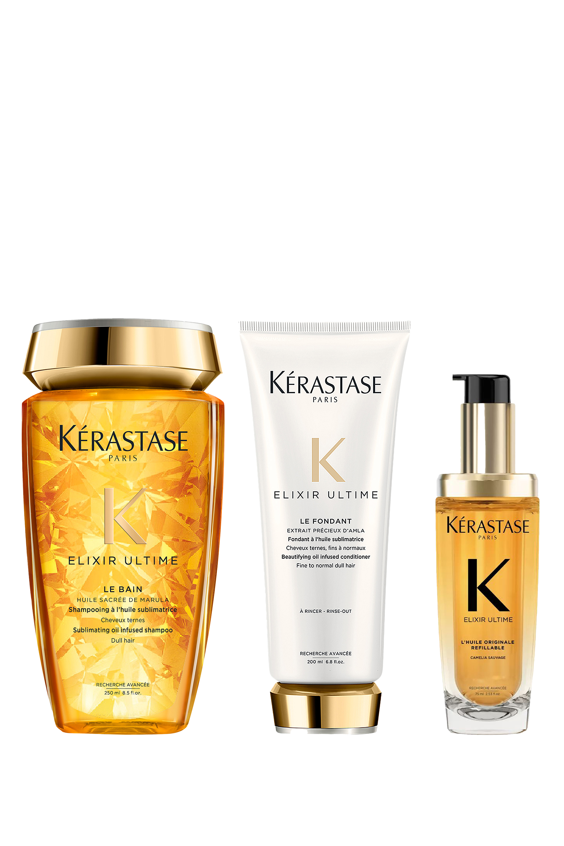 مجموعة فاخرة للعناية بالشعر