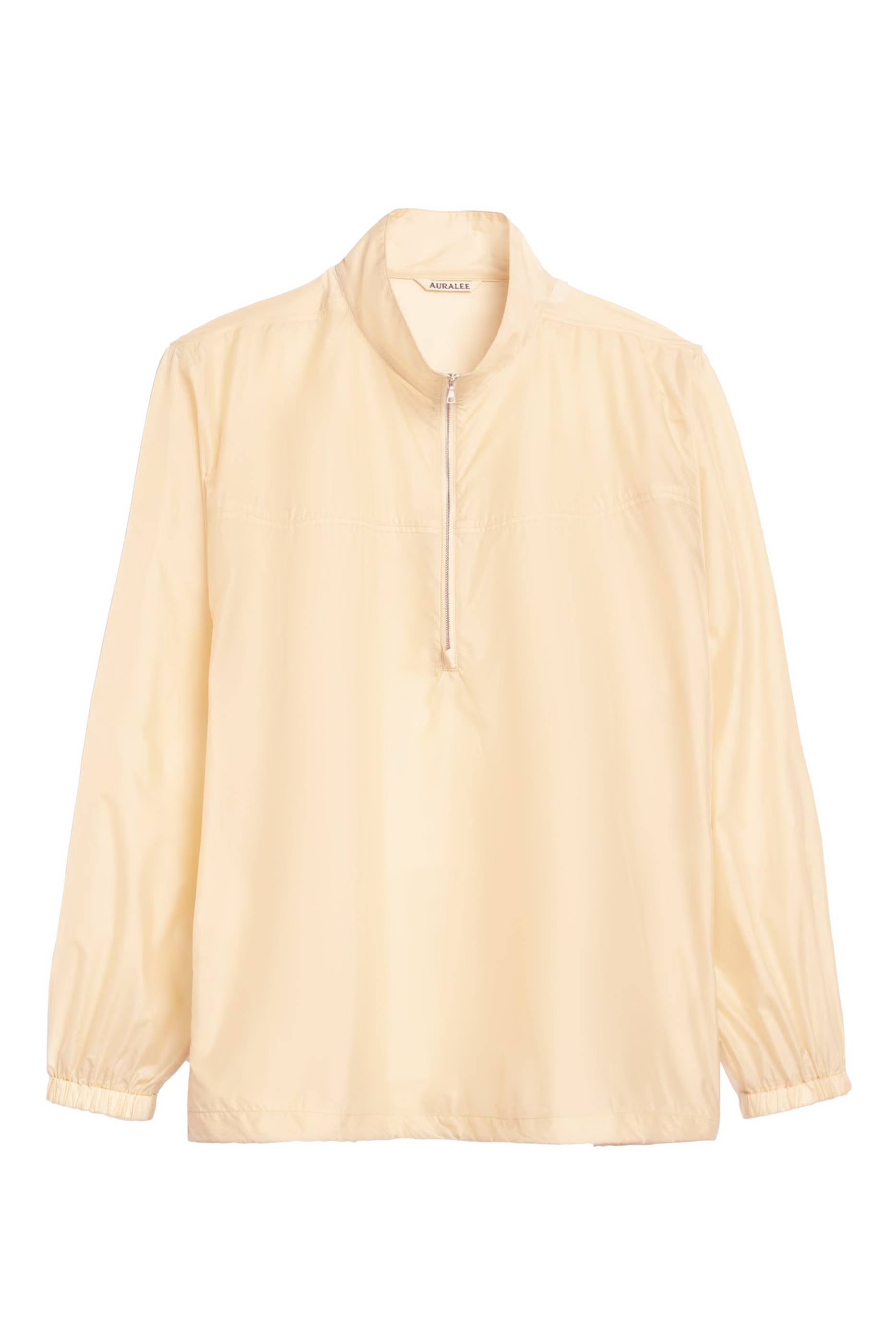 سترة بولو بنصف سحاب نايلون شفاف خفيف