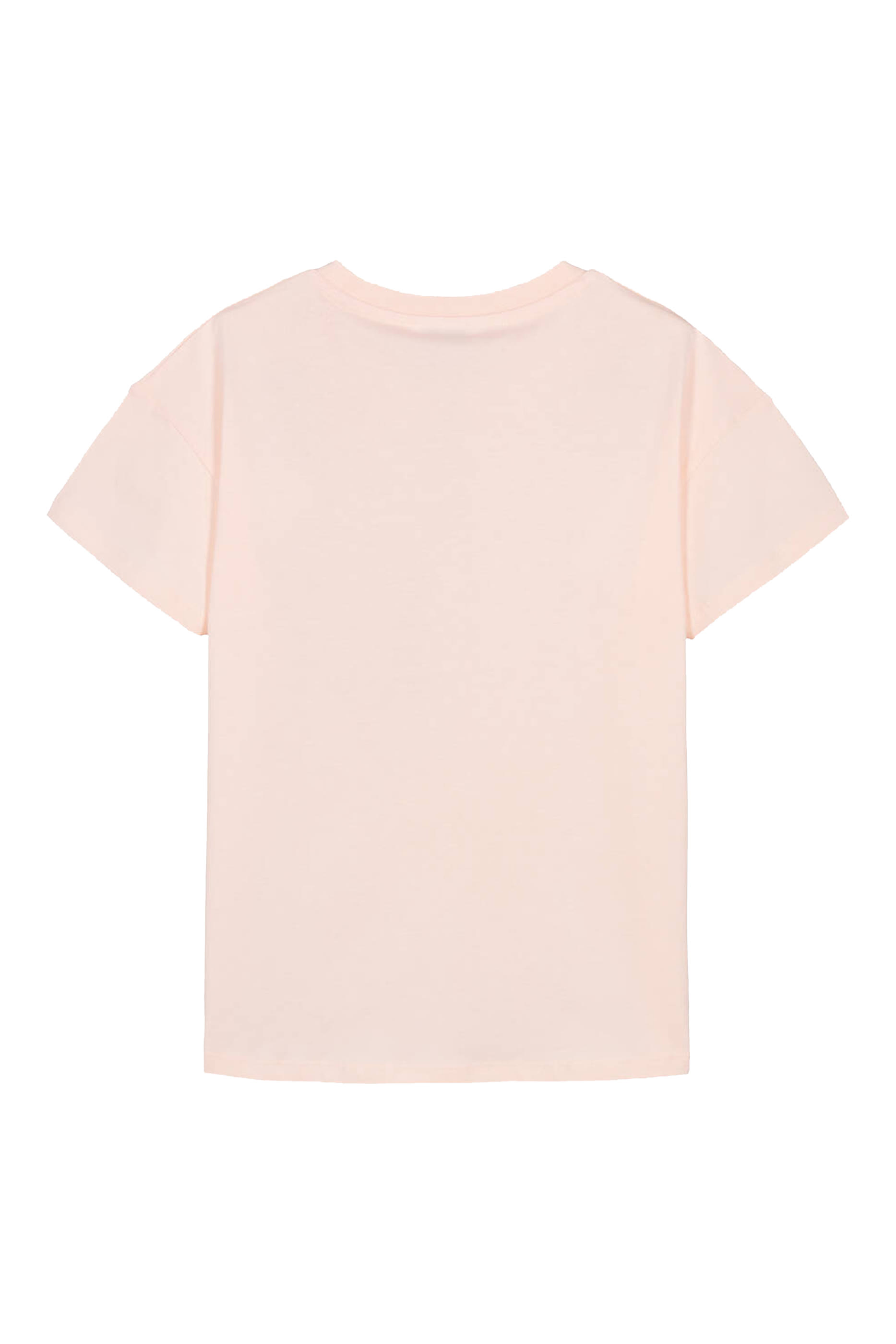 تيشيرت بشعار الماركة قطن للأطفال