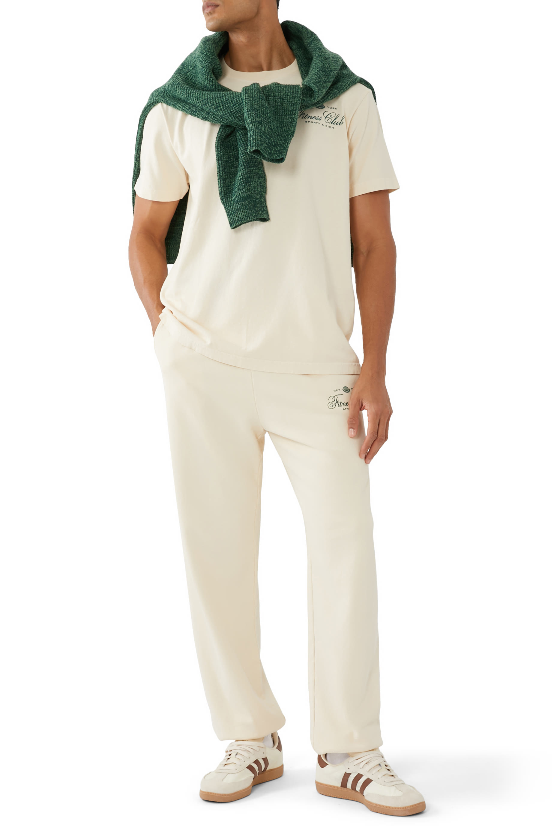 بنطال رياضي بشعار الماركة