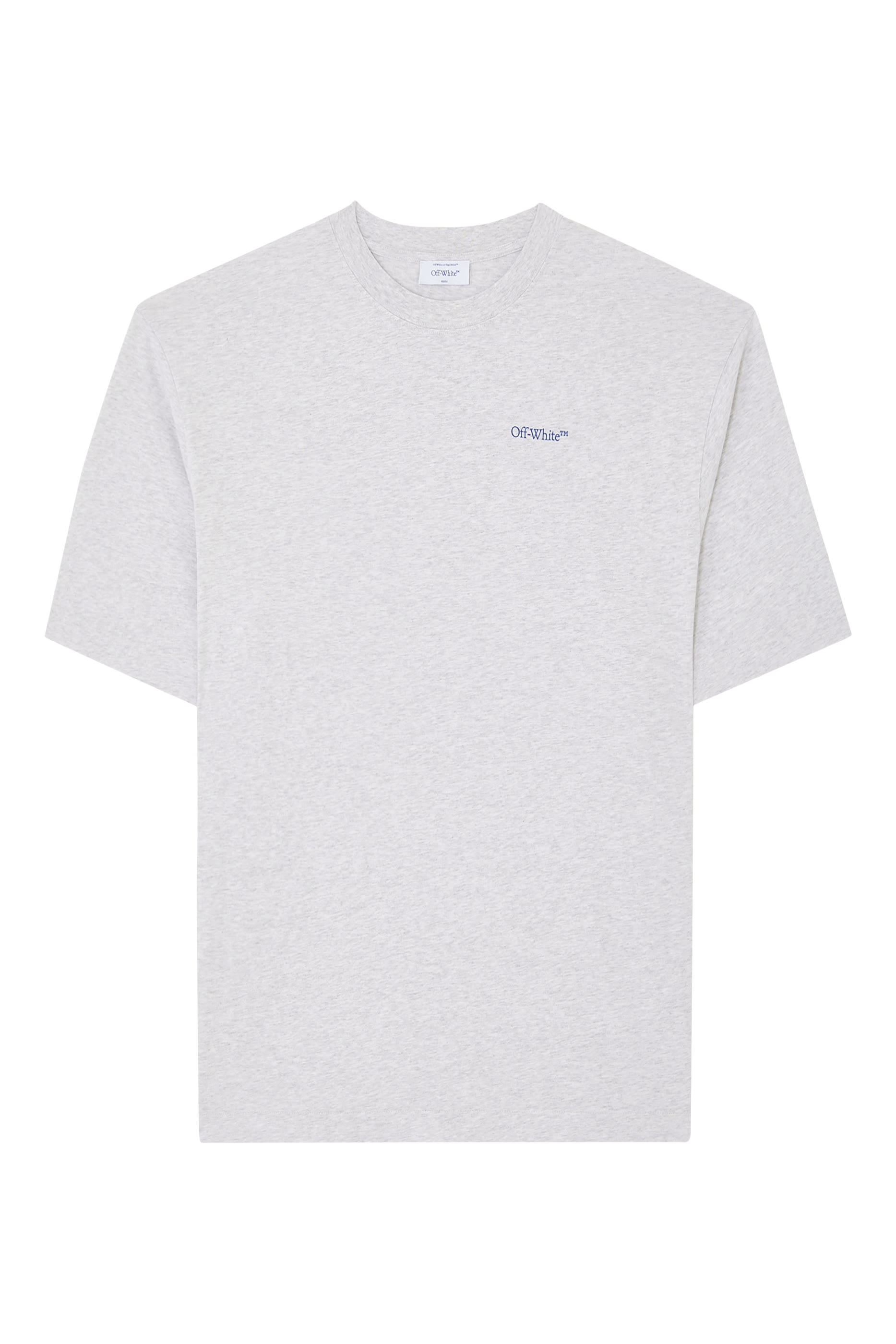 تيشيرت سكايت بأكمام قصيرة ونقشة خطوط مائلة عشوائية