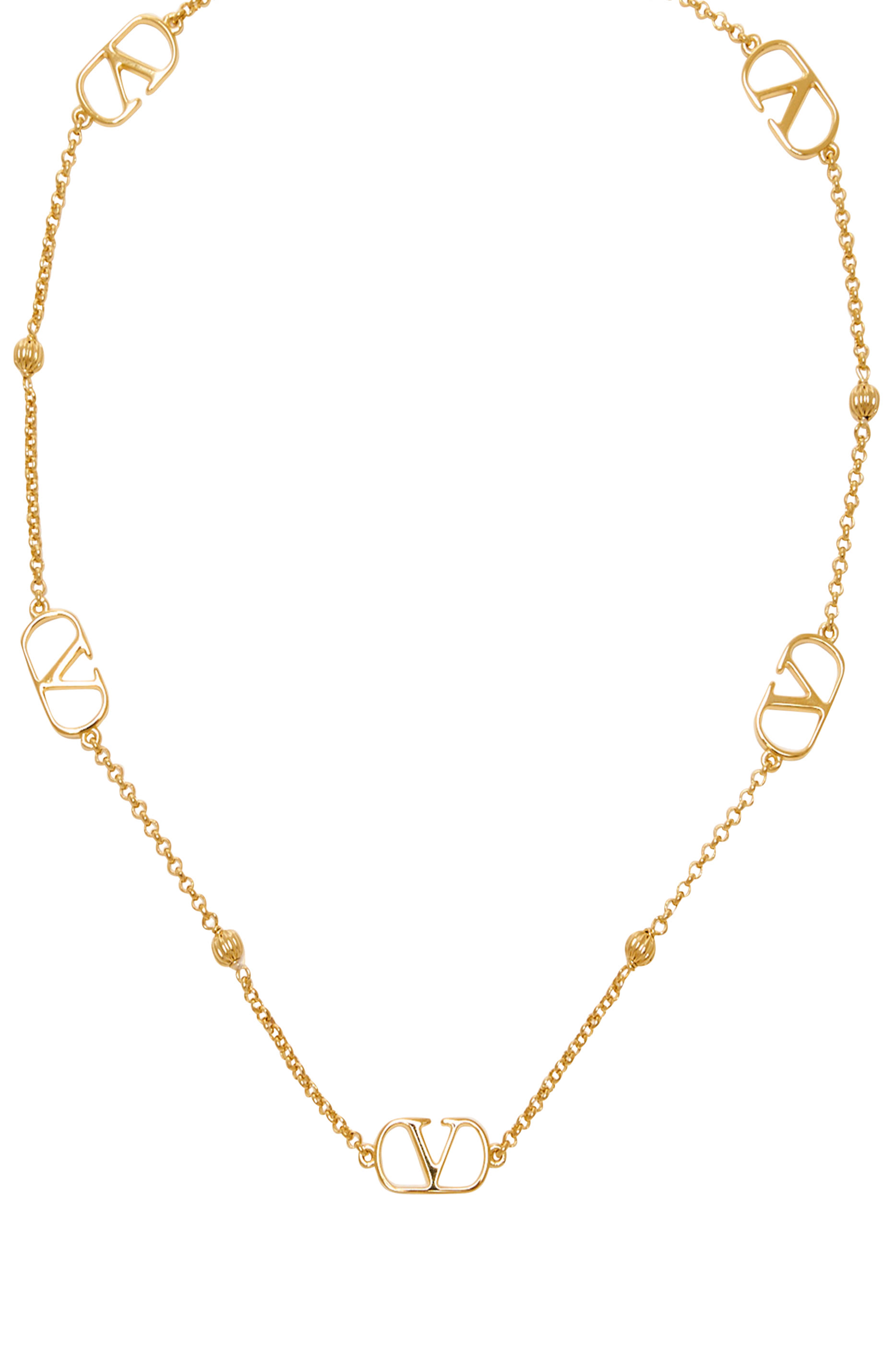 قلادة بحلي بتصميم شعار الماركة