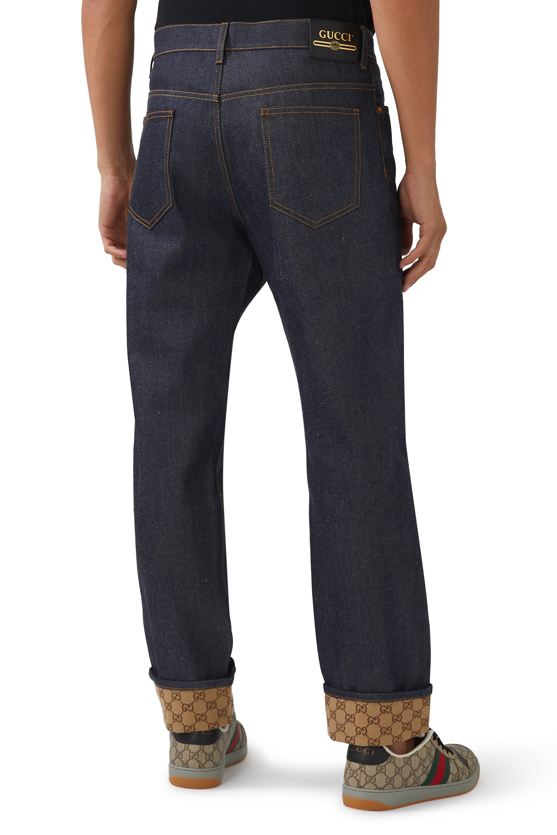 بنطال دنيم بأساور