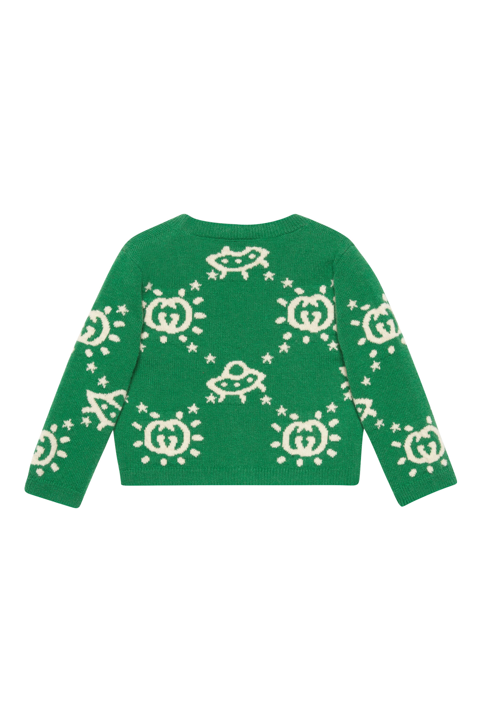 كارديجان للأطفال بطبعة صحن طائر صوف