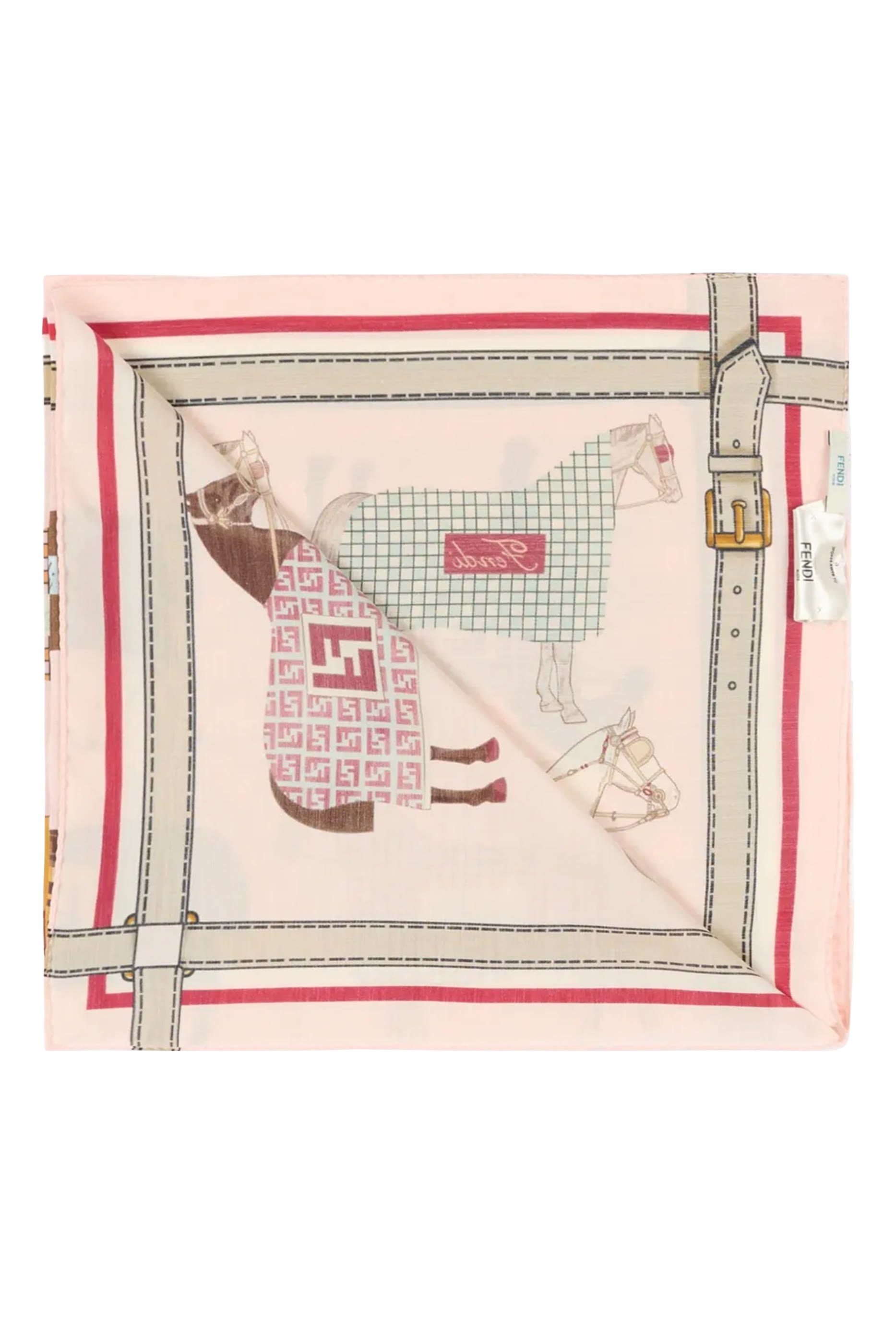 وشاح بنقشة حصان للأطفال