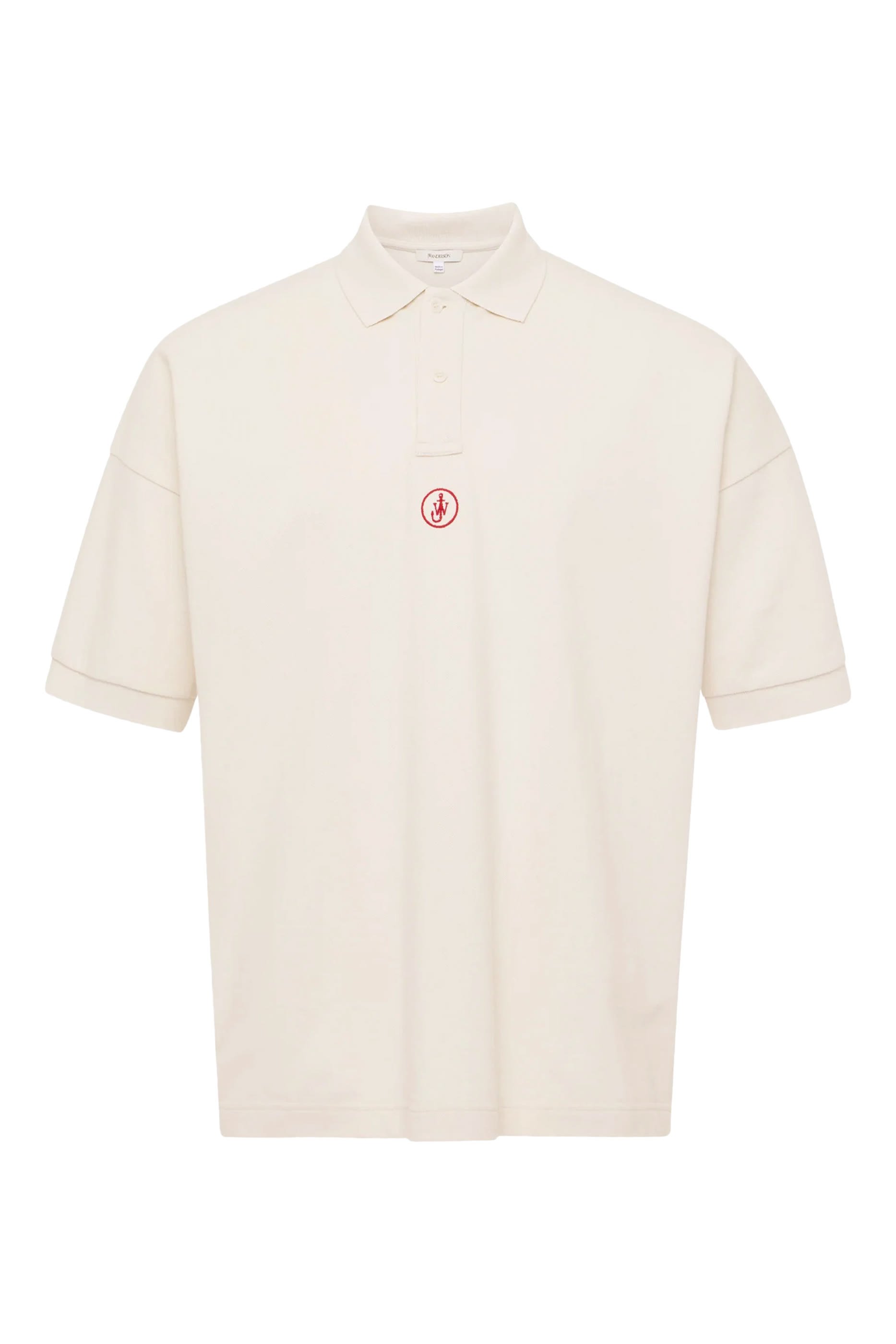 قميص بولو بتطريز مرساة