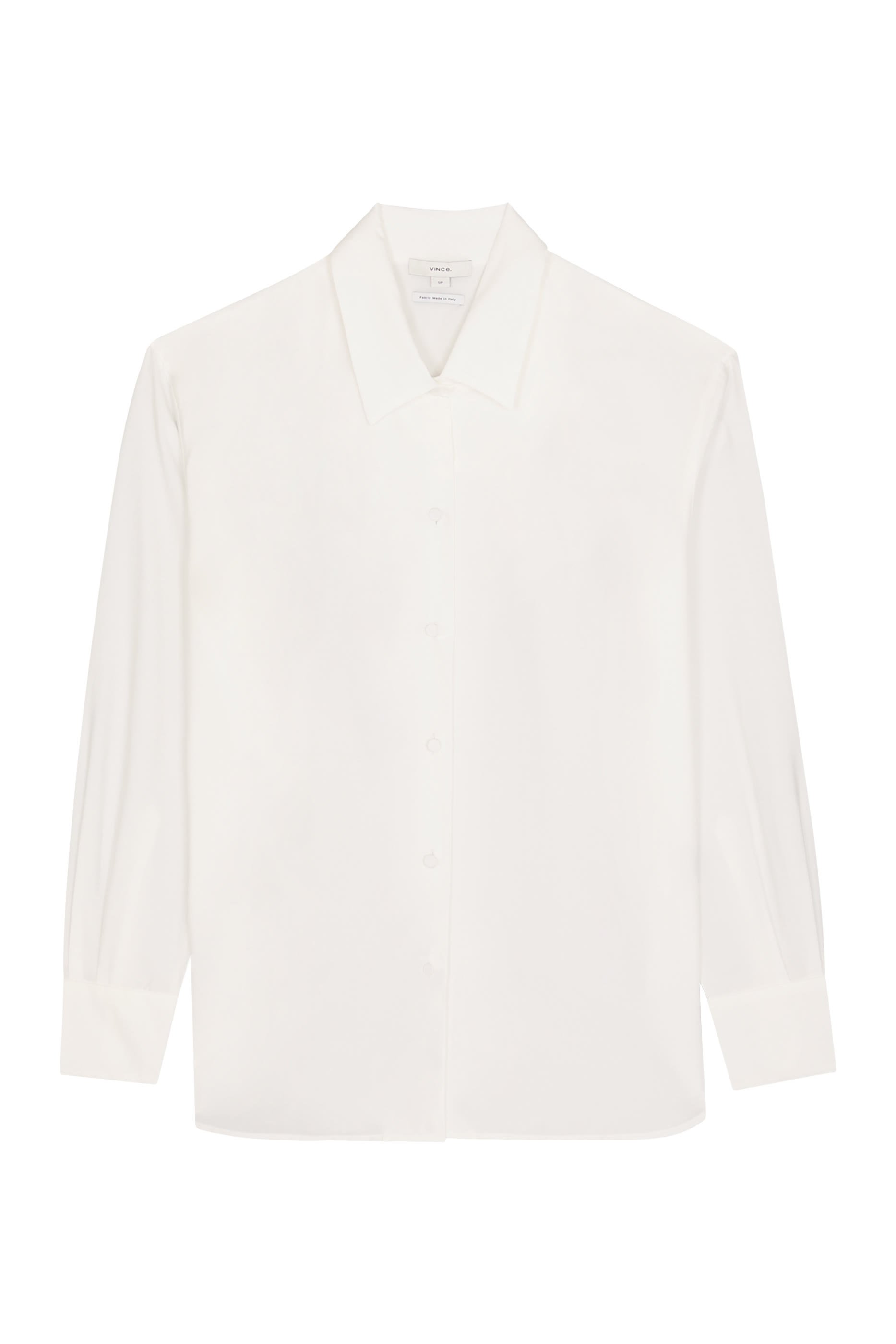 قميص بفتحة جانبية قطن