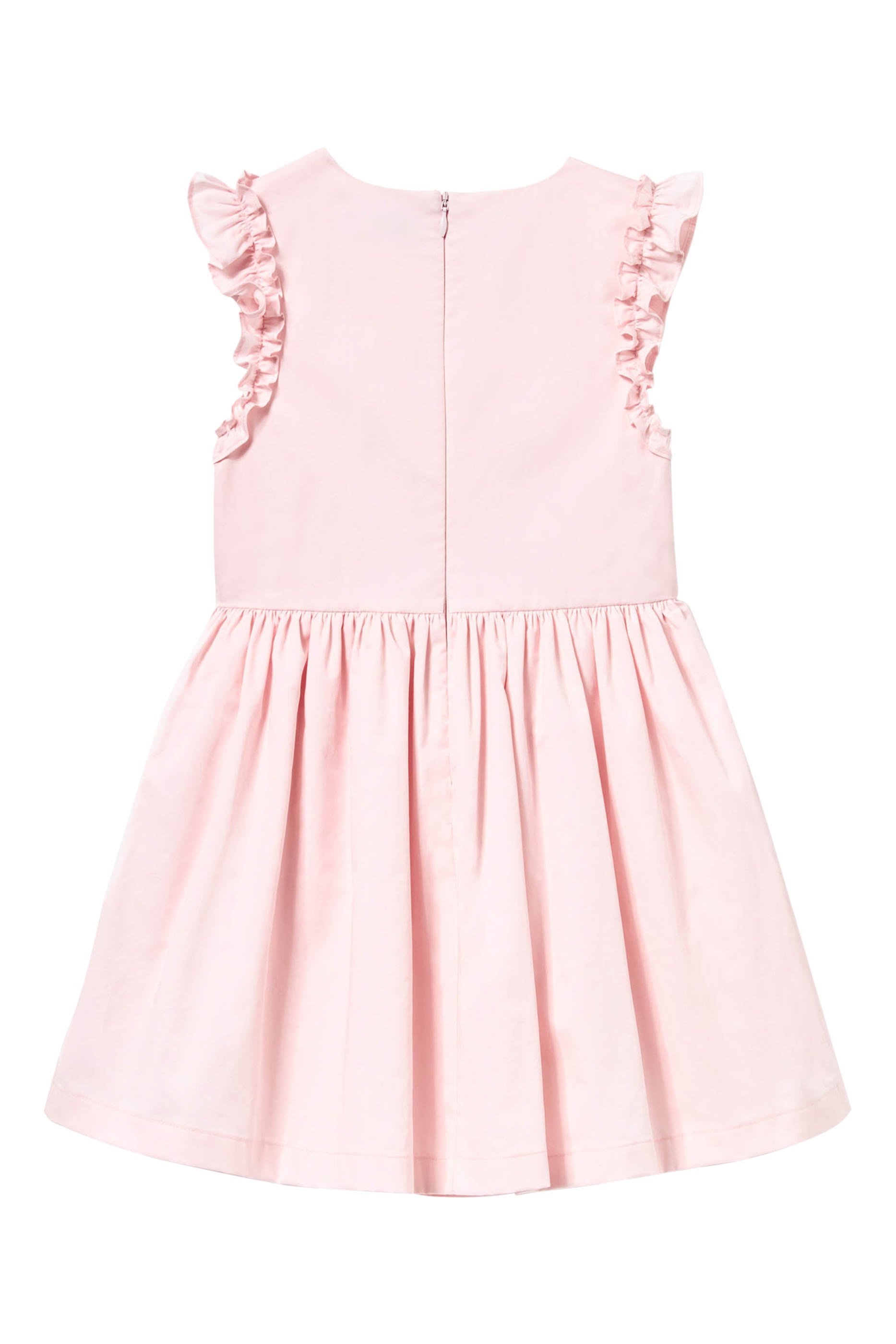 فستان بنقشة زهور قطن للأطفال